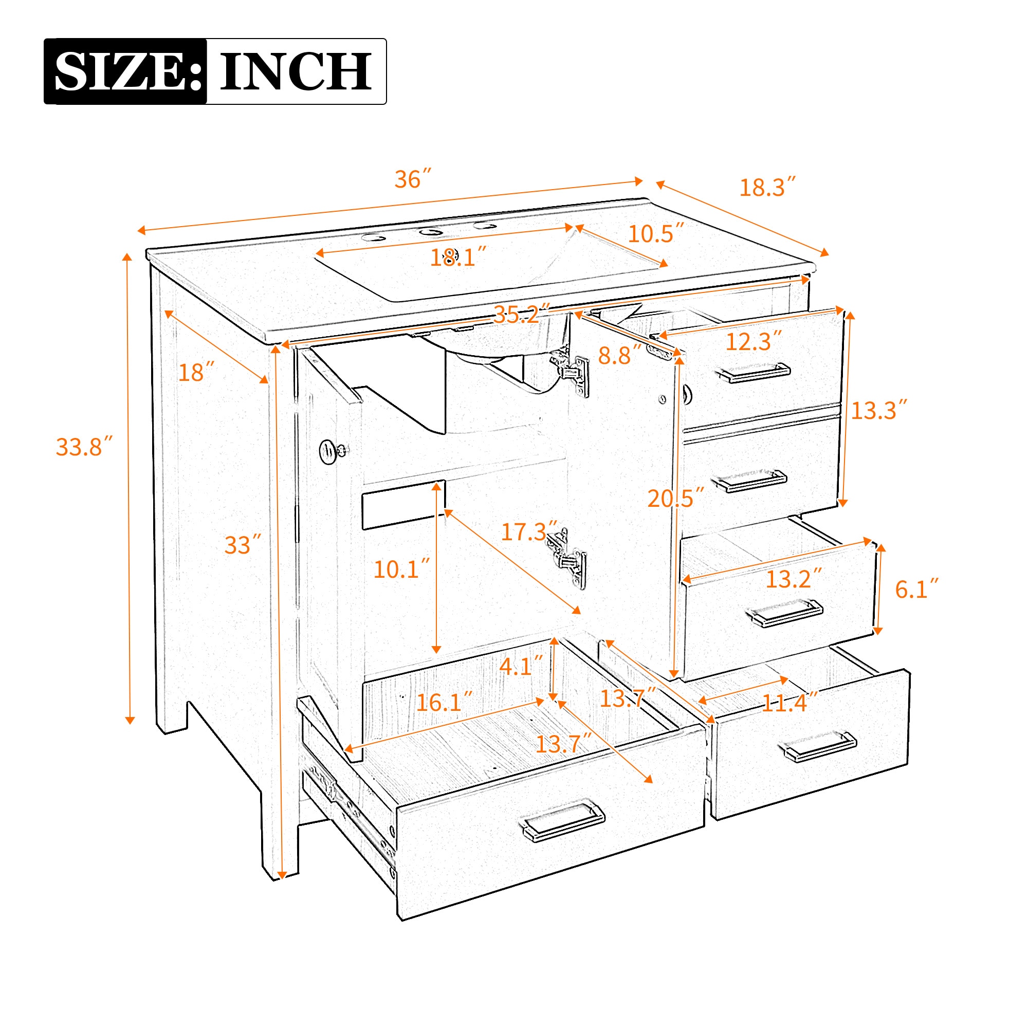 Iseryn FSD276691B Bath-Vanity-Combo - View #6