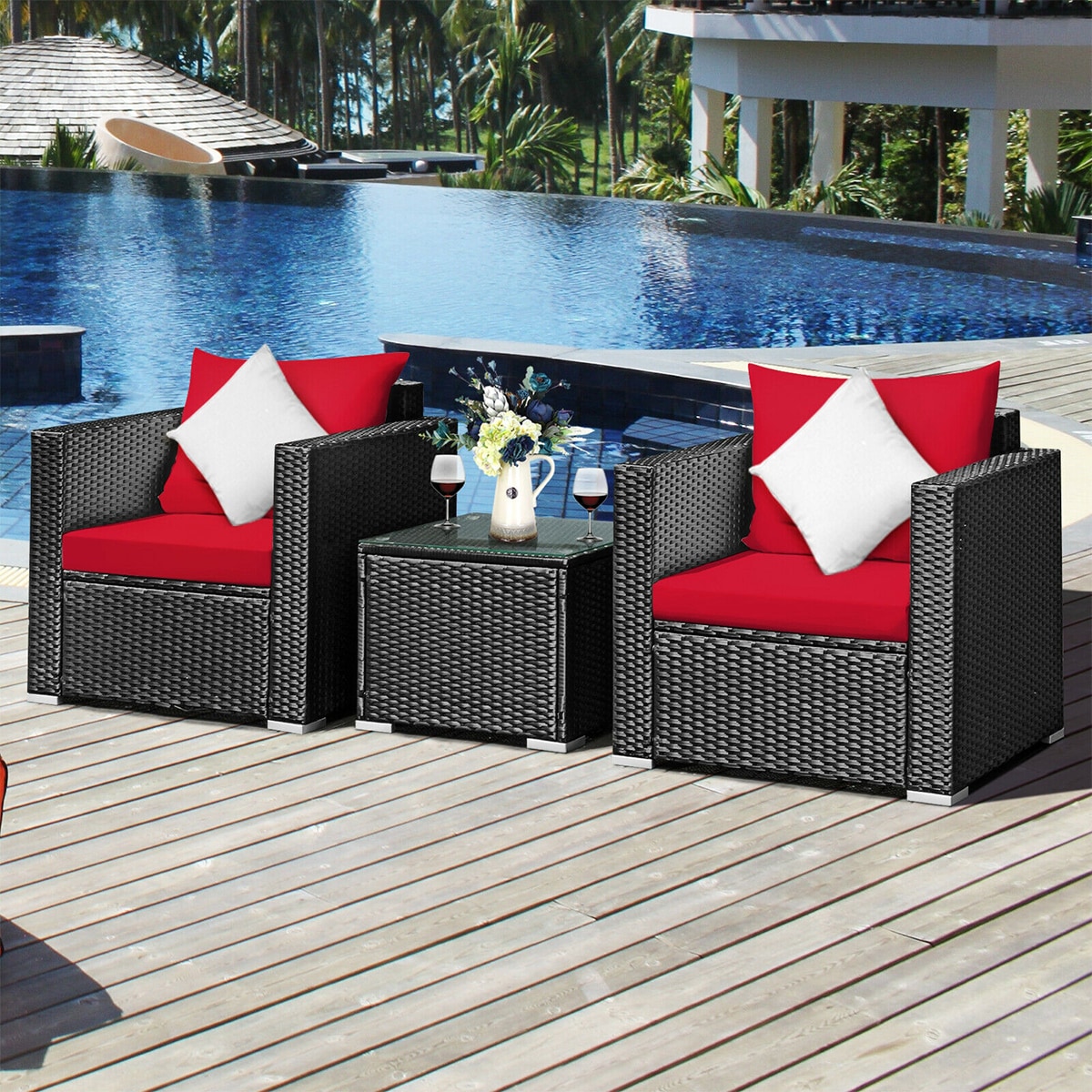 WELLFOR OUGN66529RE+ Patio-Conversation-Sets - View #4