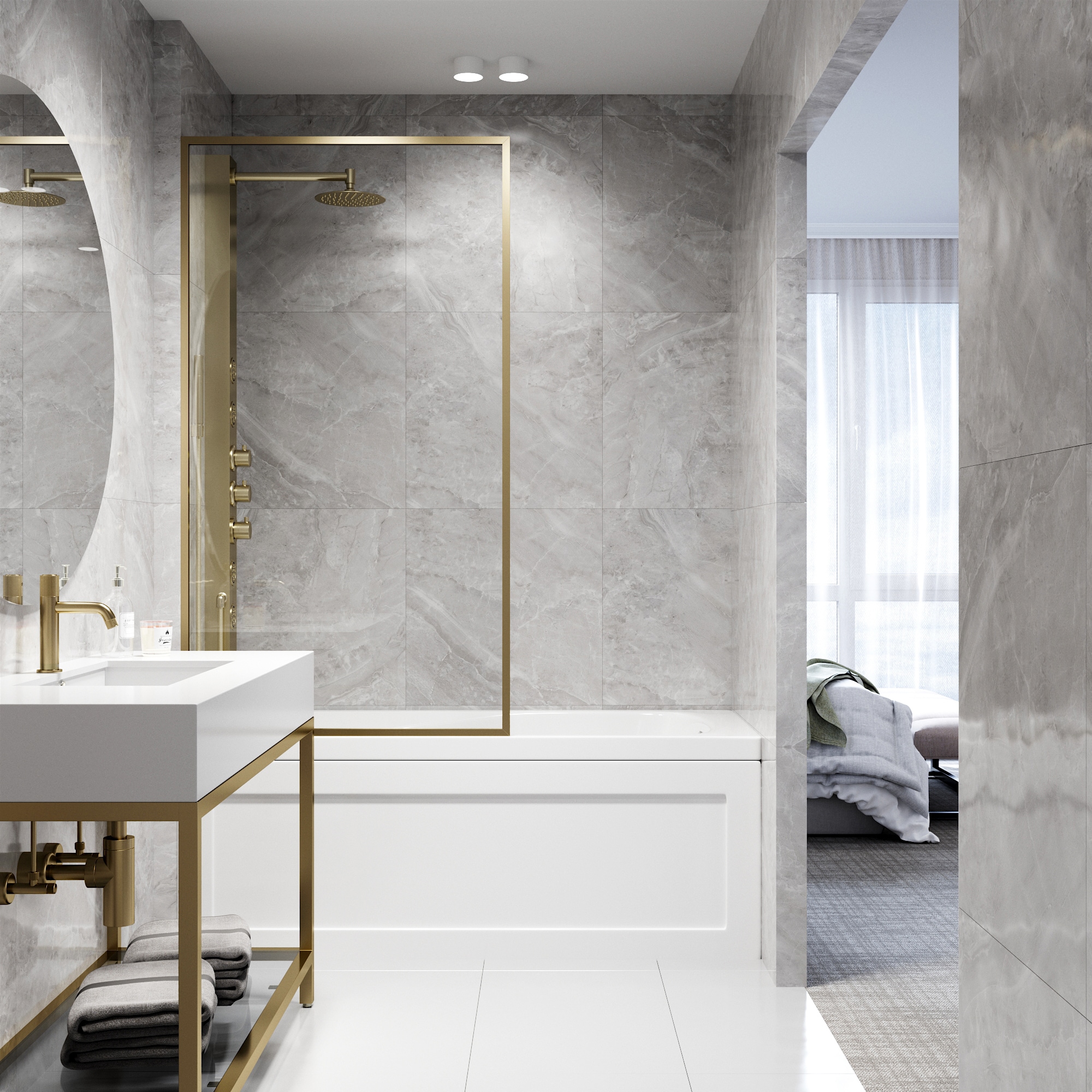 VIGO VG6077MGCL3462 Bathtub-Doors - View #6