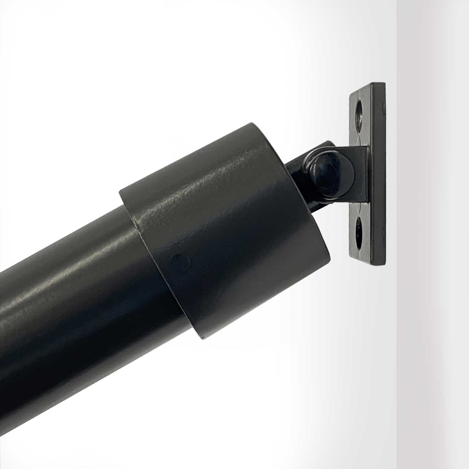 Wolf Handrail WHA285-BZ 1.9-Inches x 2.0-Inches Charcoal Bronze Painted Aluminum Handrail bracket