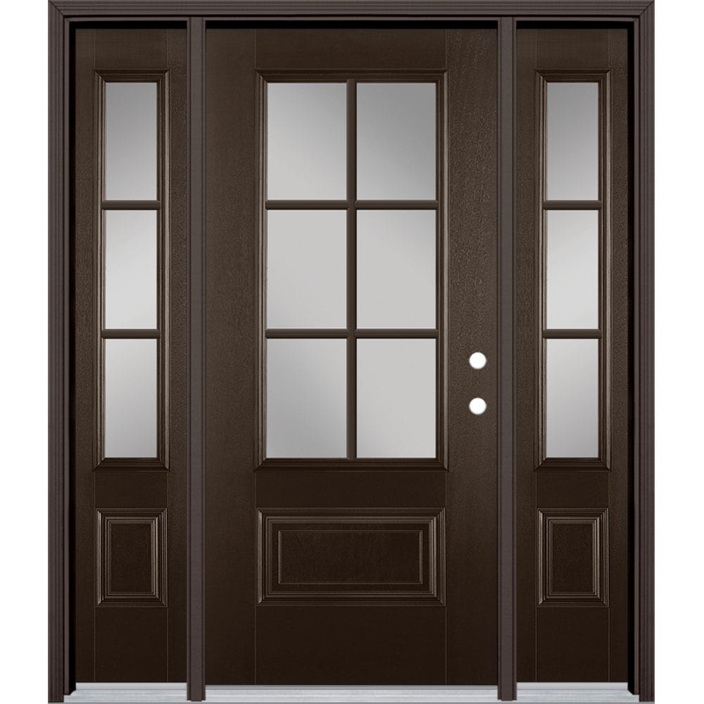 Fiberglass 3/4 Lite Front Doors At Lowes.com