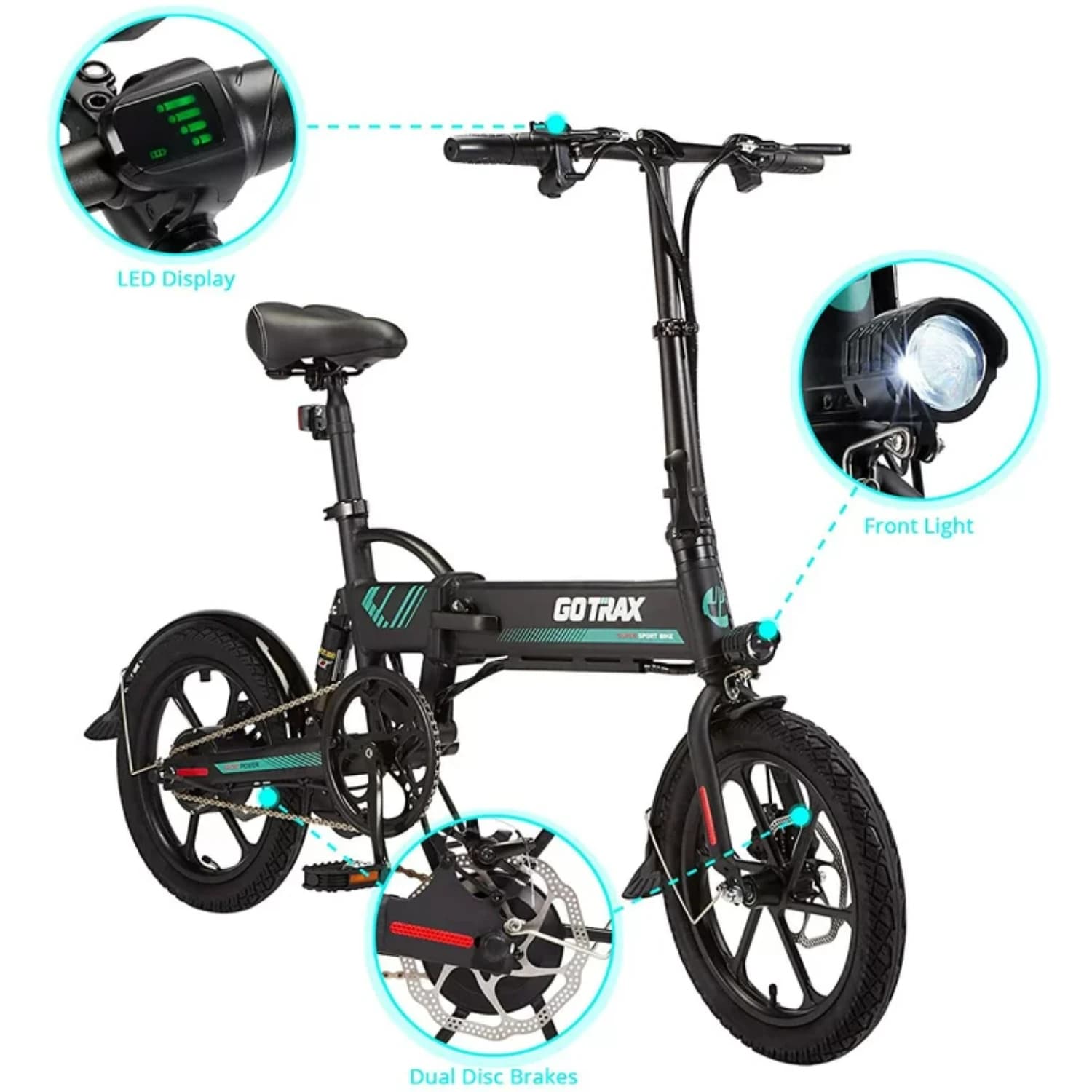 GOTRAX GT-EBE1-BLACK bikes - View #3