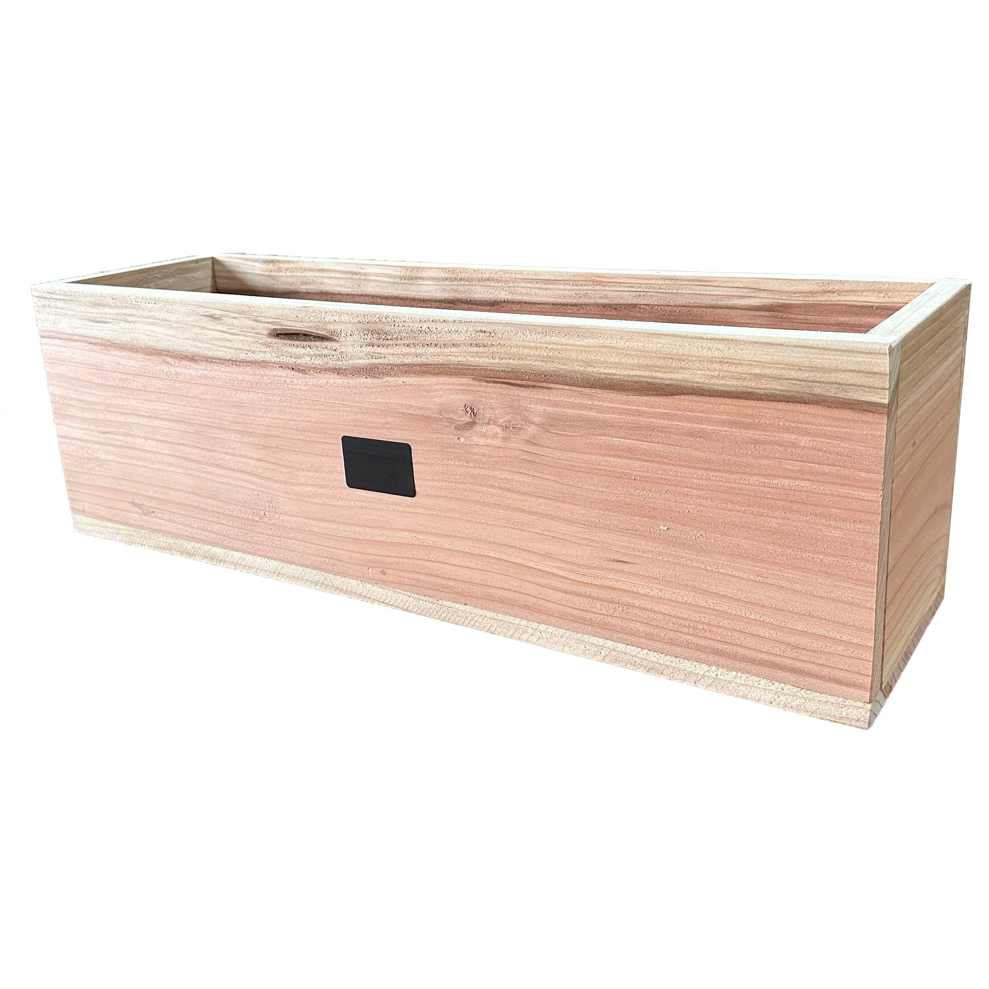 emark 01PB11324868 Rectangle 7.0-in W x 7.625-in H x 7-in D Multiple colors/finishes Wood Farmhouse Indoor/Outdoor Raised planter box