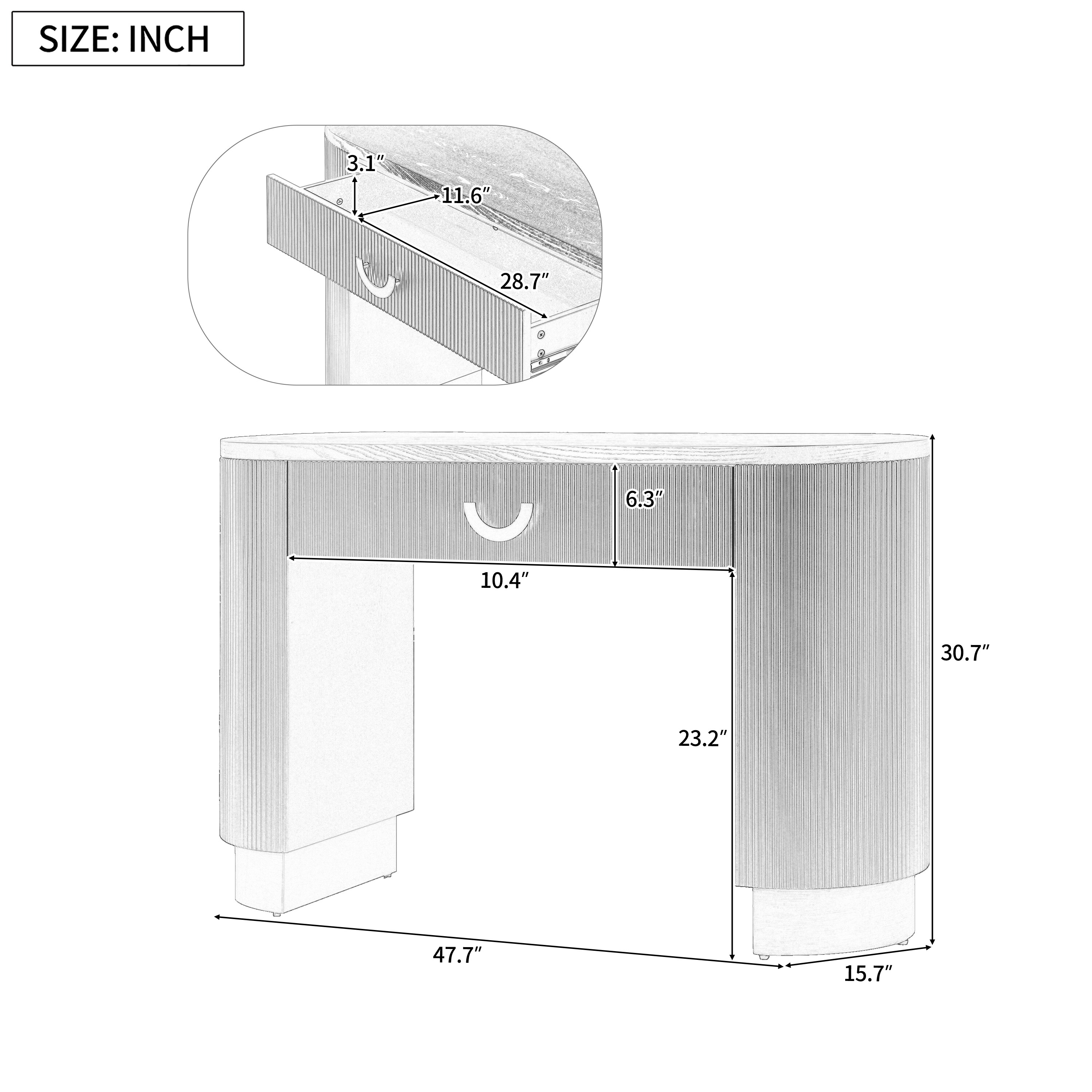 ModernLuxe N760P281361B Console-Sofa-Tables - View #15