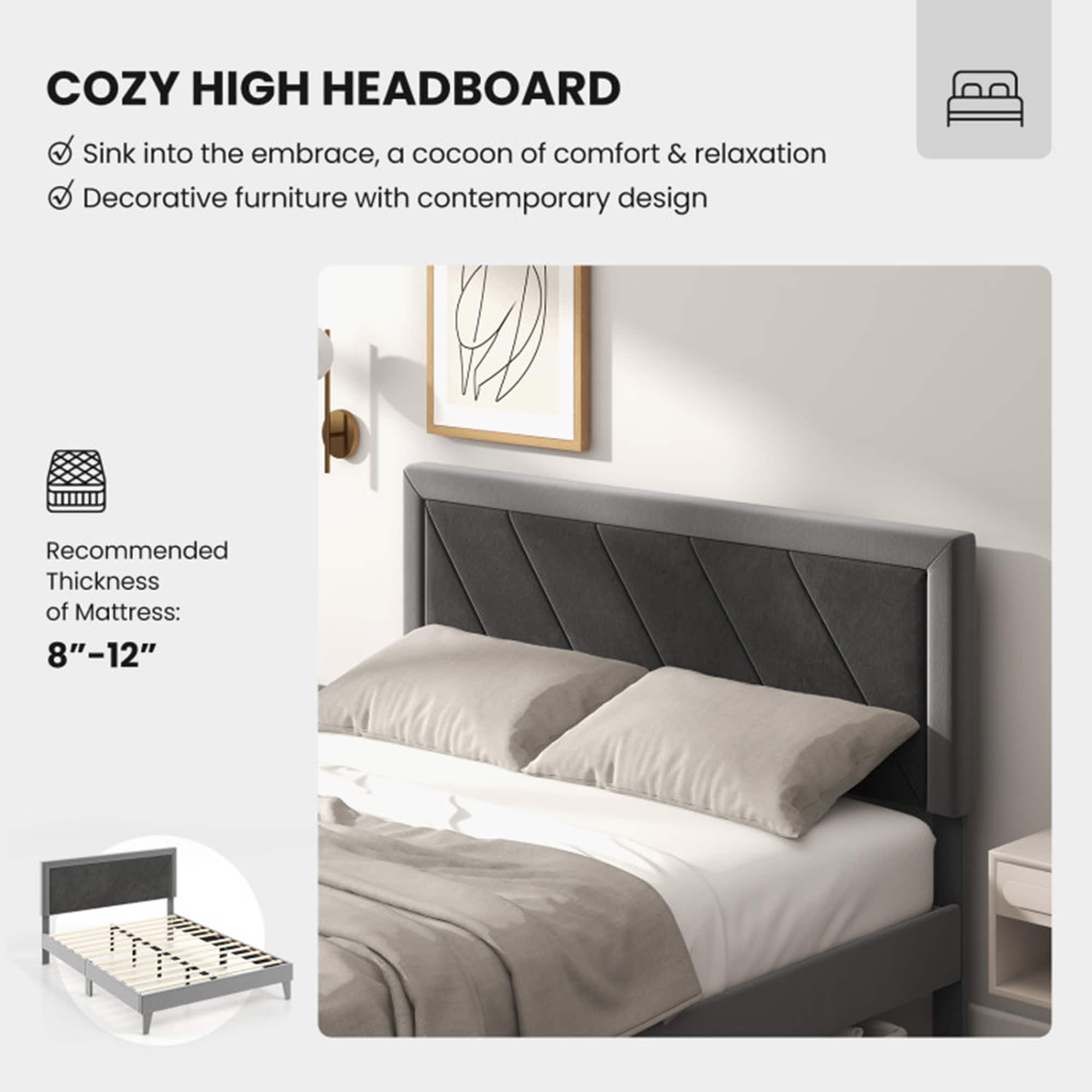 Clihome CL-B4-3Q beds - View #5
