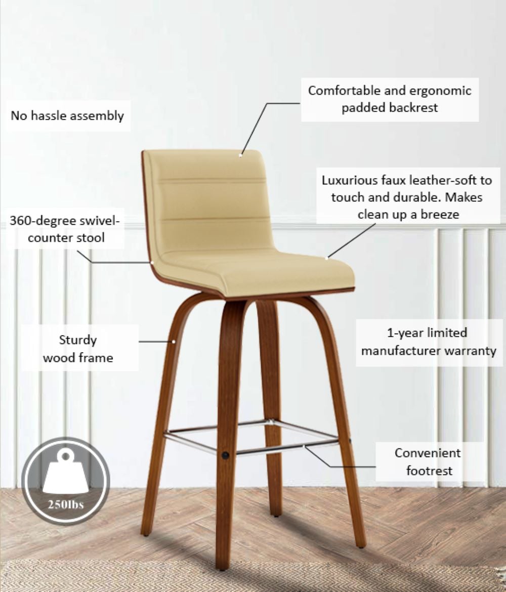 Armen Living LCVIBACRWA26 stools - View #11
