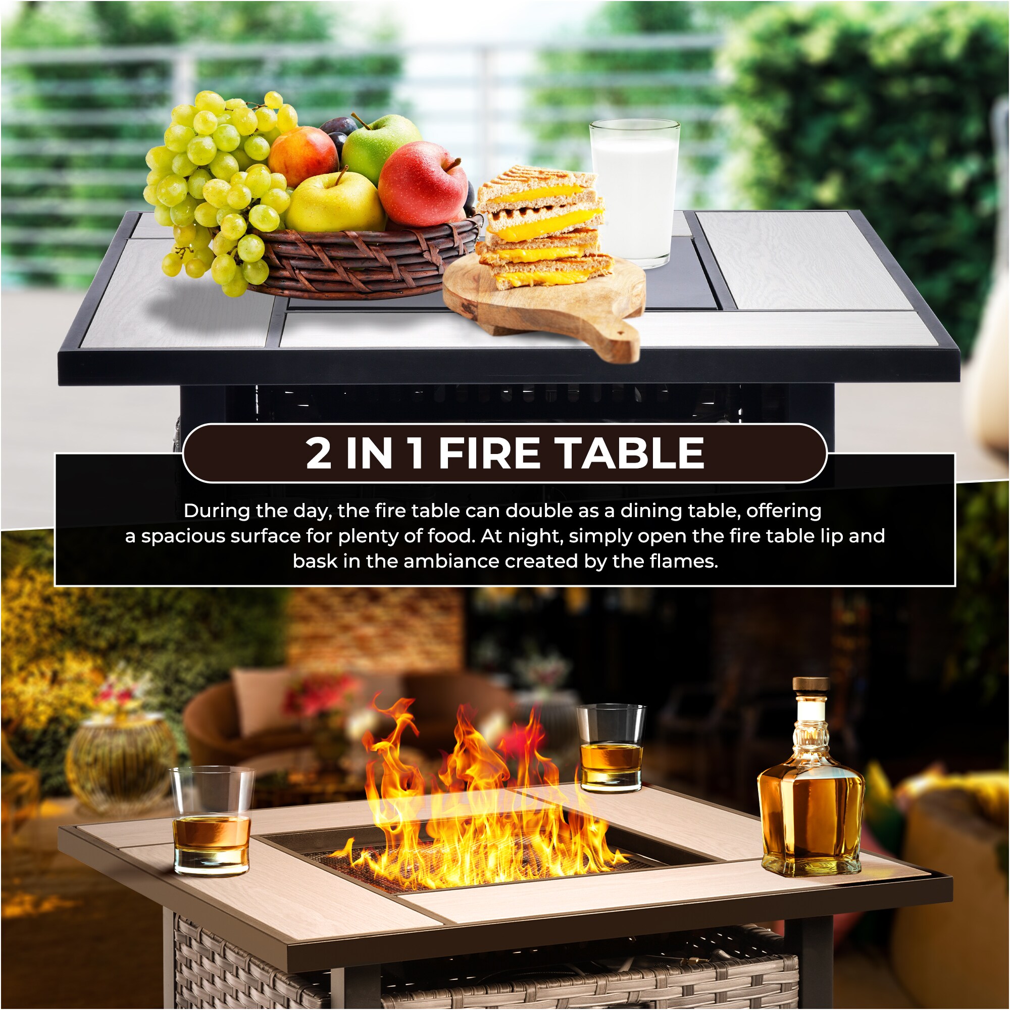 Ovios FP-BZ Outdoor-Gas-Firepits - View #2