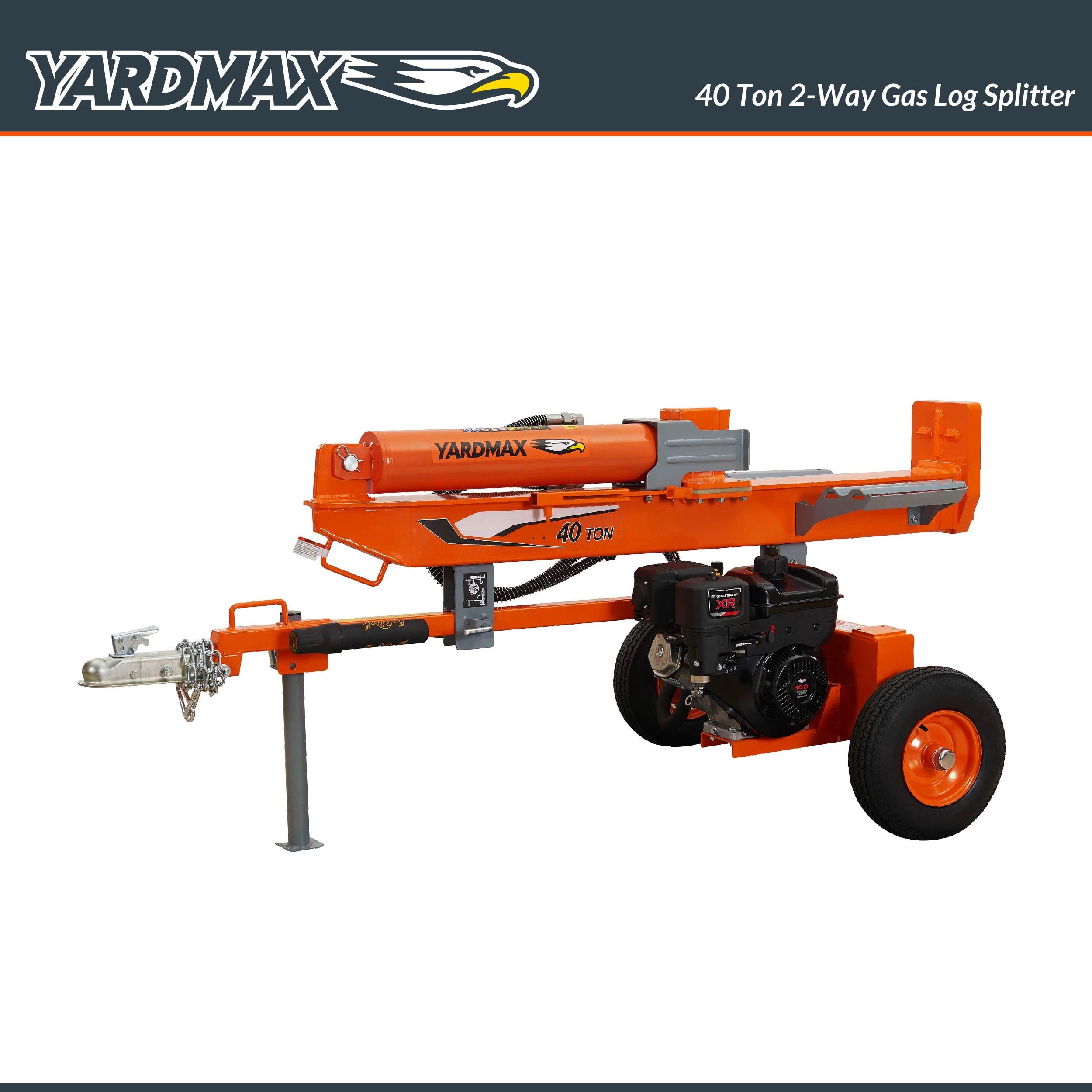 YARDMAX YU4066 40-Ton 306-cc Horizontal and Vertical Gas Log