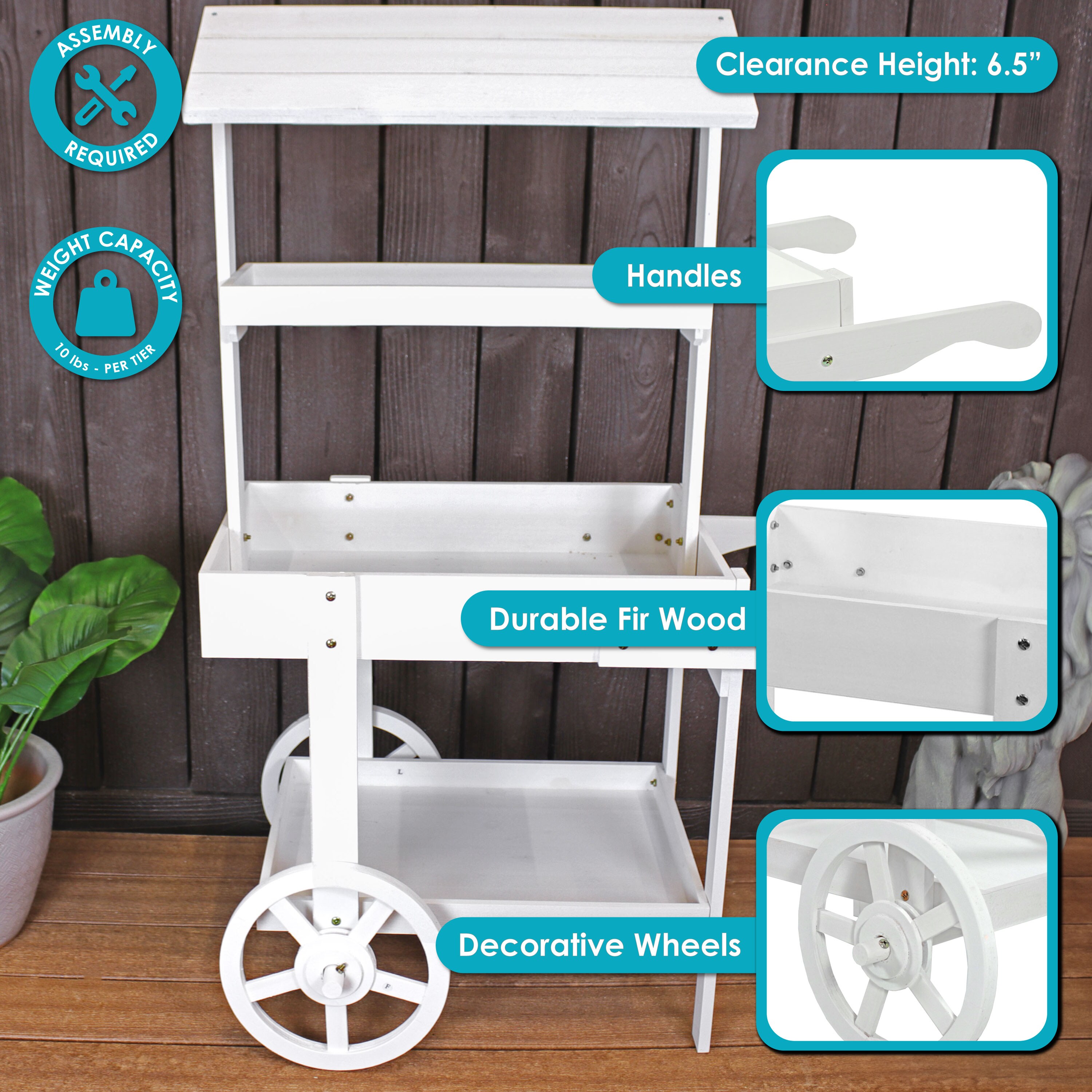 Sunnydaze Decor IEO-8264 Plant-Stand - View #5