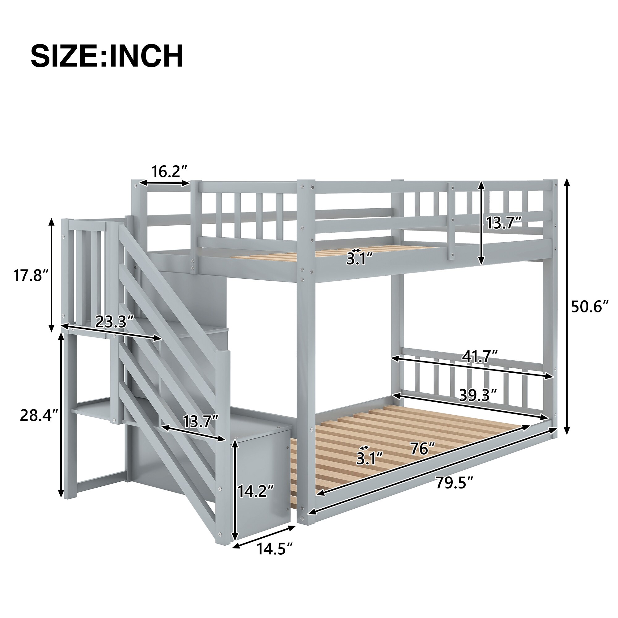 Qualler BWM000106E Bunk-Beds - View #9