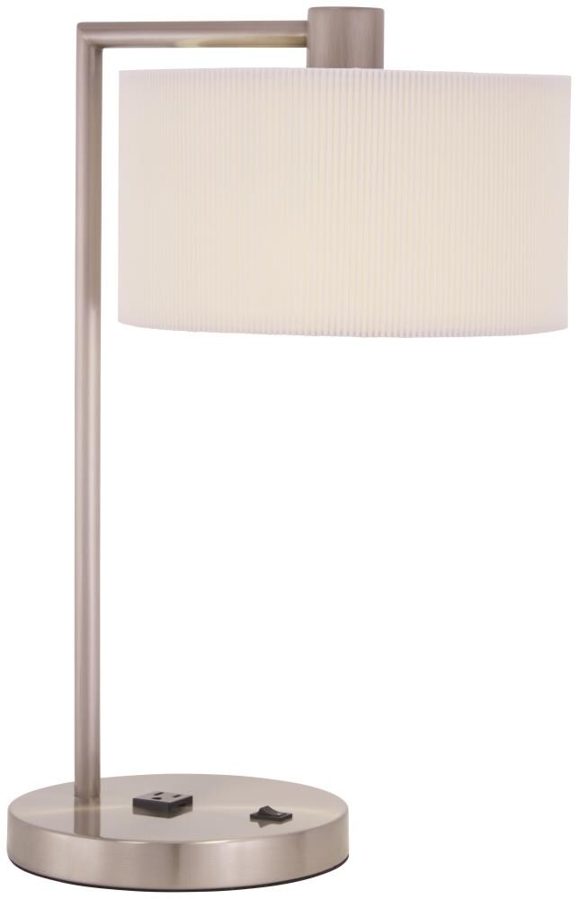 Brushed Nickel Led Table Lamp, Simple Table Lamp By George Kovacs