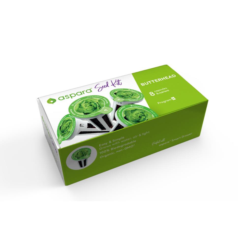 aspara KLG0002 Organic Lettuce Seeds 8 Count