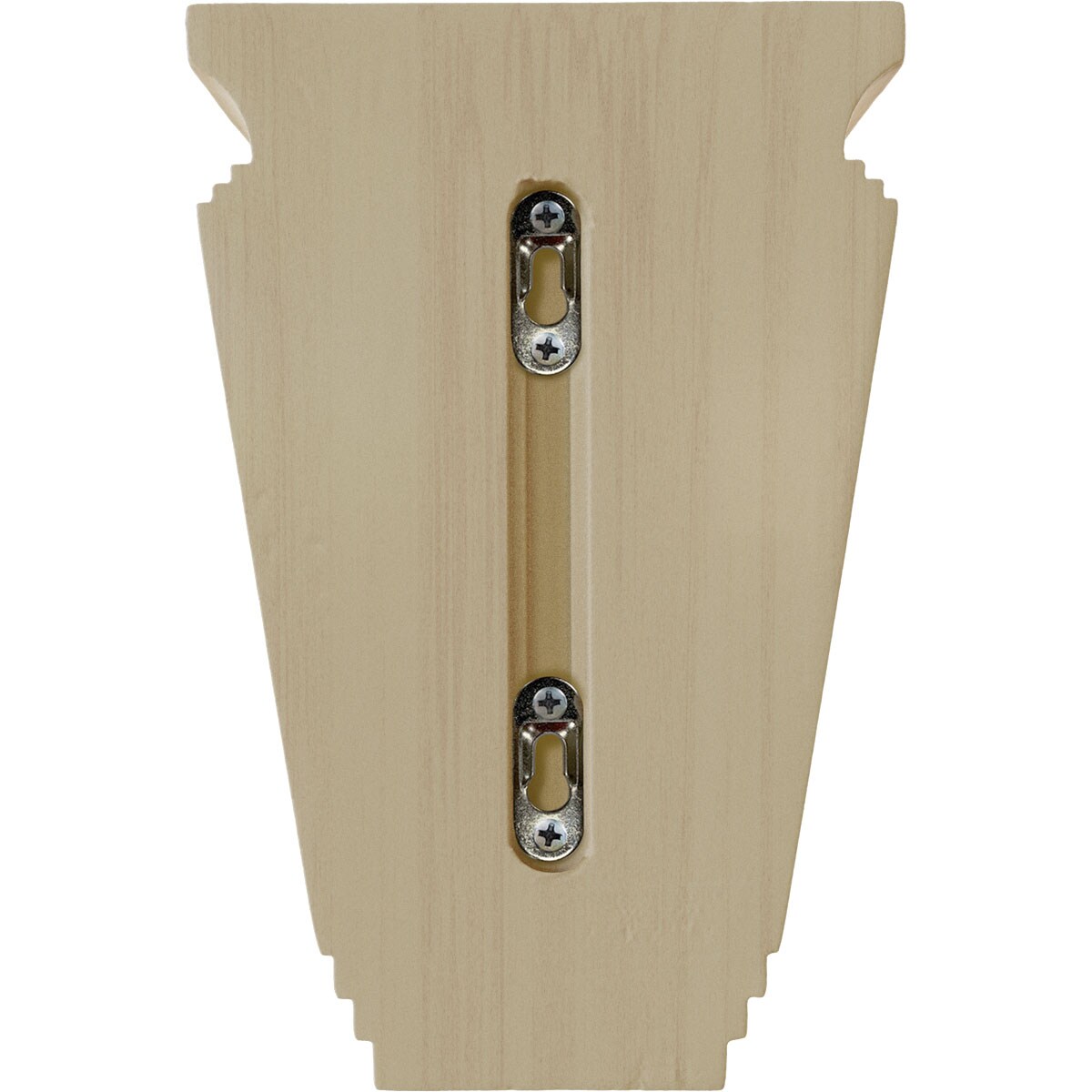 Unfinished Rubberwood Traditional 9" Corbel