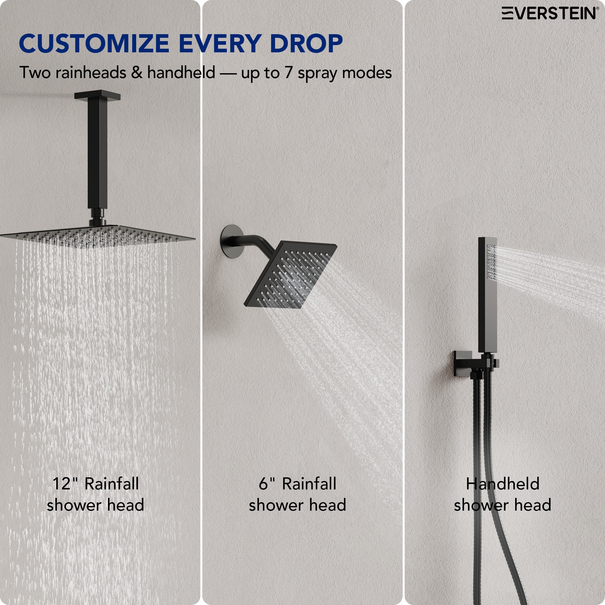 EVERSTEIN Q-926-OTOP Tub-Shower-Faucets - View #5