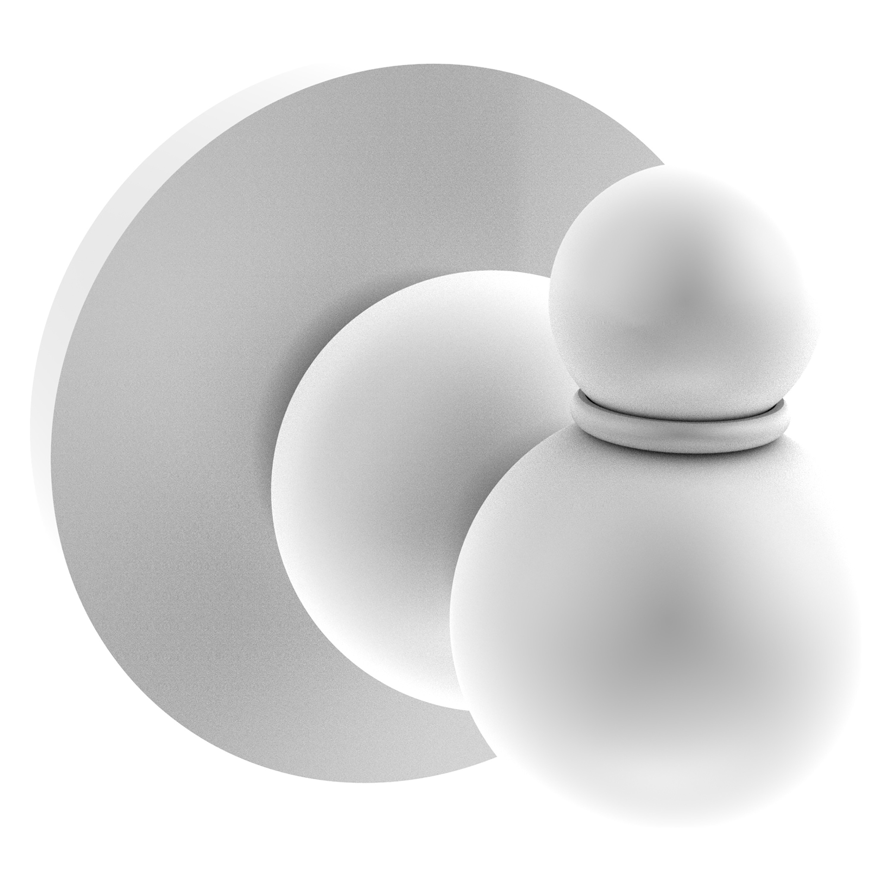 Allied Brass BL-H1-WHM Bolero Matte White Single -Hook Wall mount Towel Hook