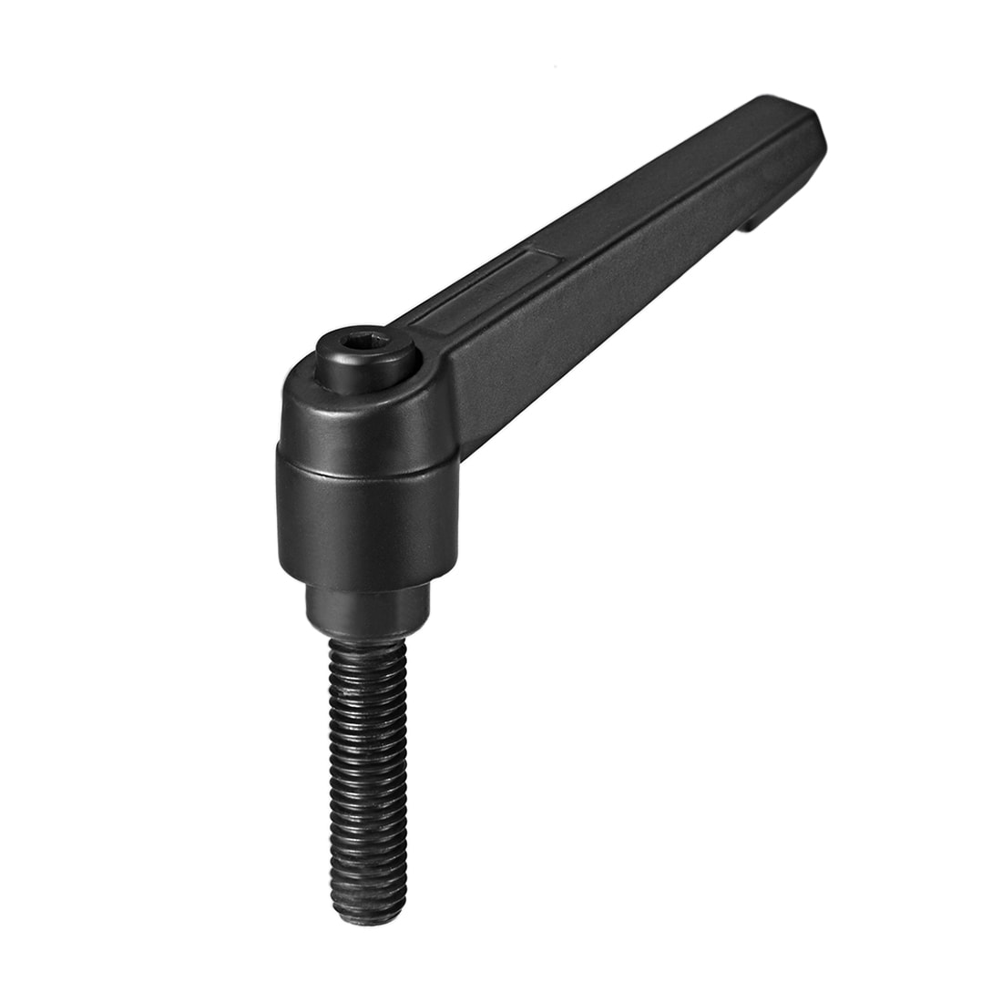 Unique Bargains - M8 x 32mm Handle Adjustable Clamping Lever Thread Push Button Ratchet Male Thre...