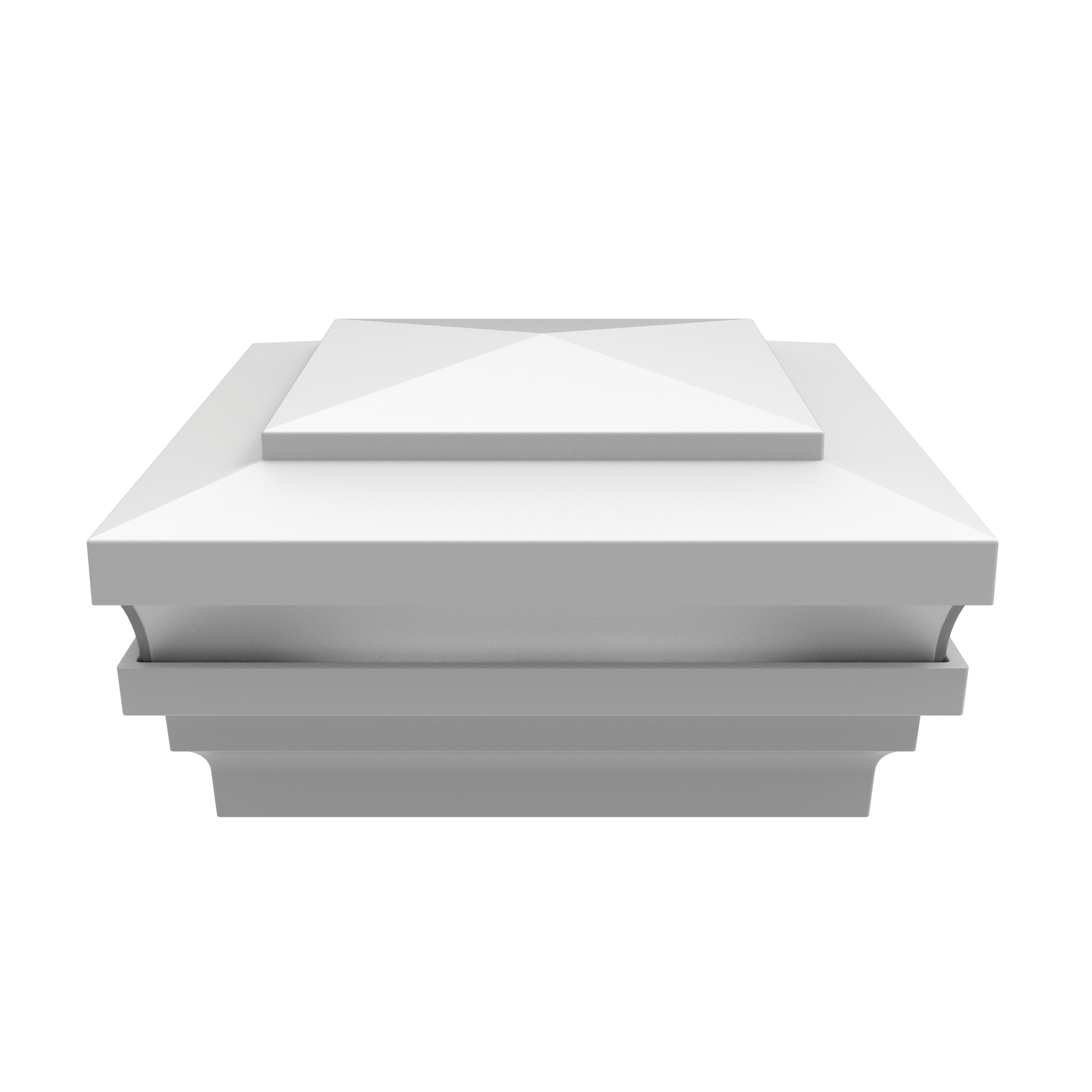 Freedom 4-in x 4-in White Nylon Deck Post Cap