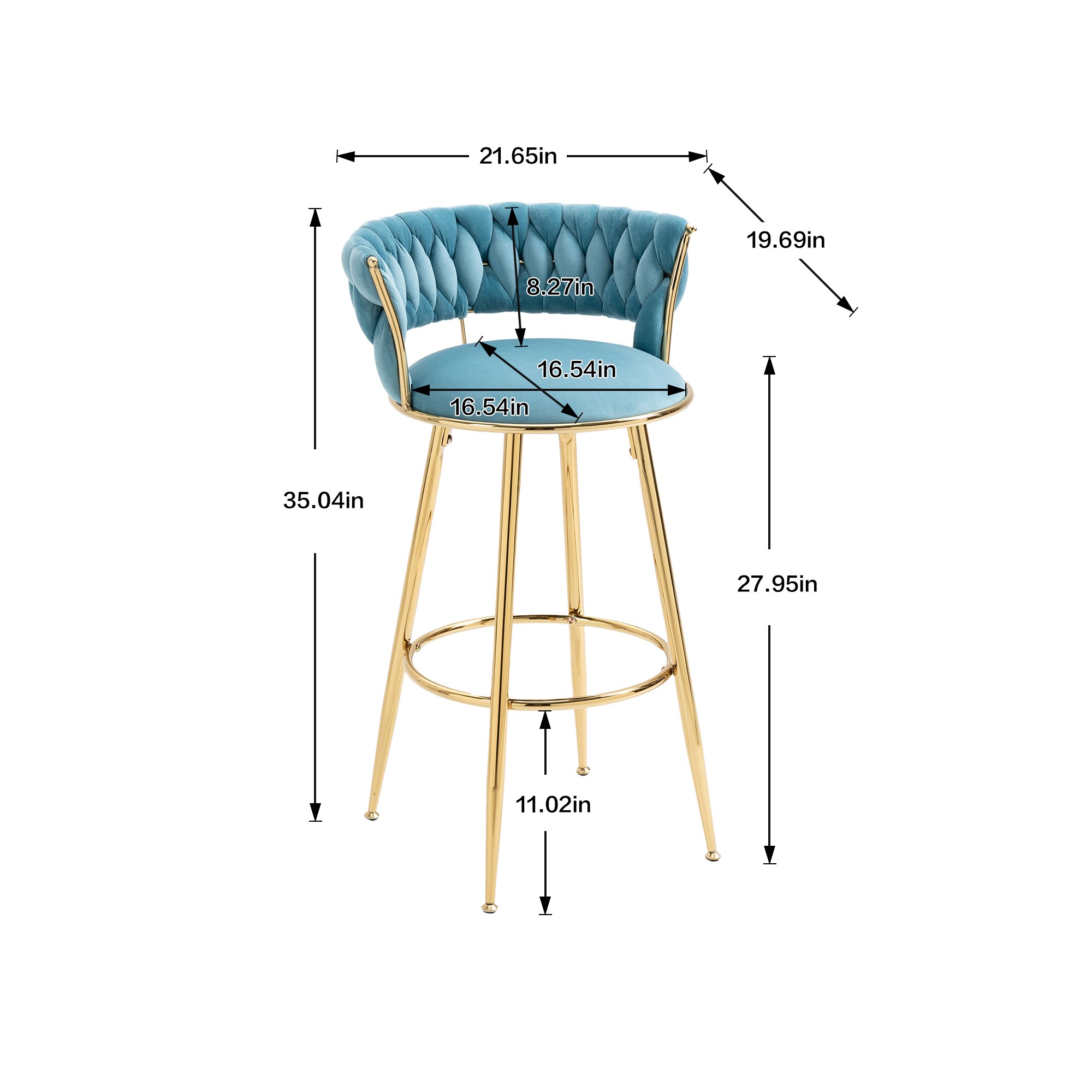 AHIOU HOME ATM-HFSN-9882BL stools - View #9