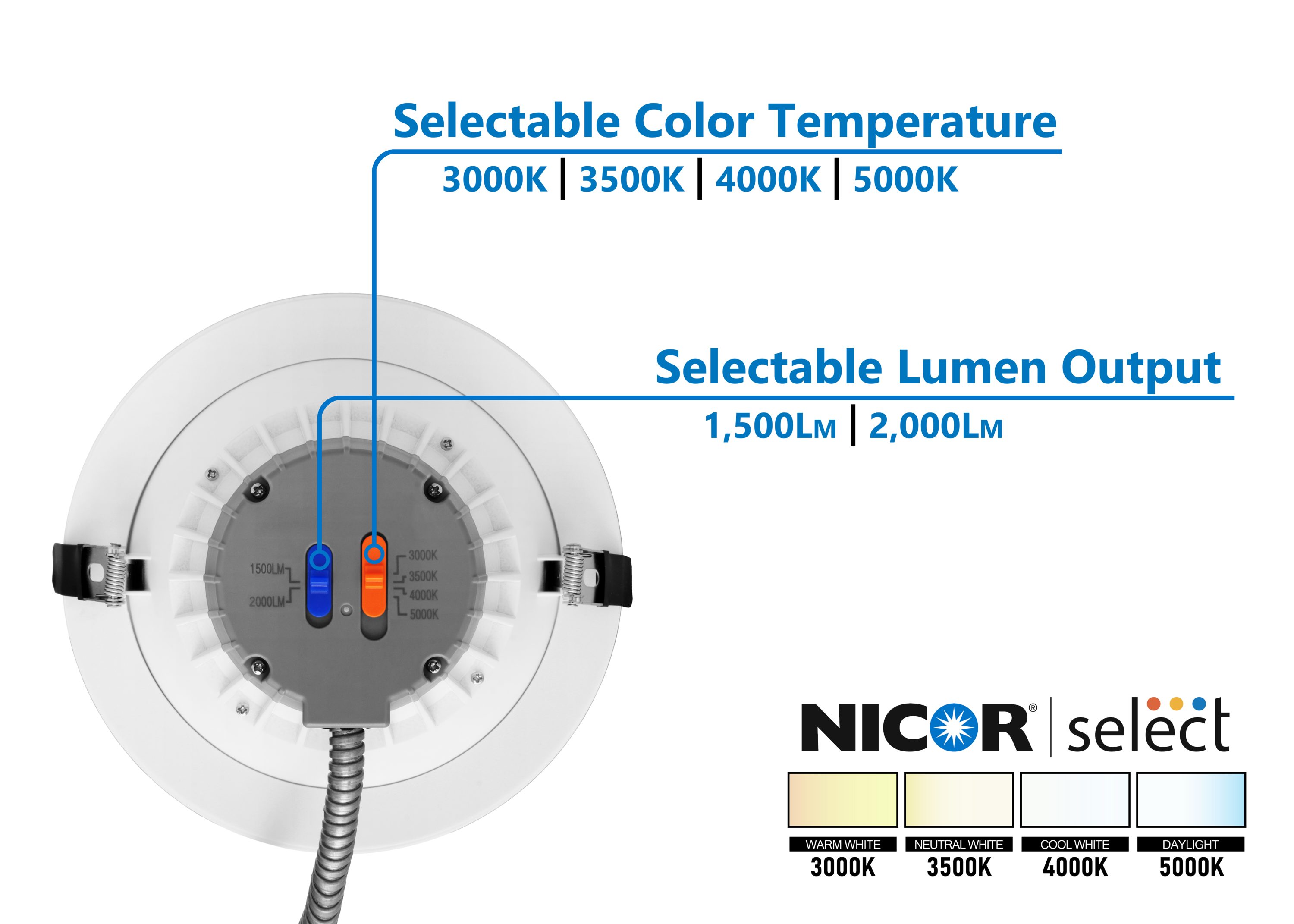 Nicor Lighting CLR82SWRVS9BK Recessed-Kits - View #3