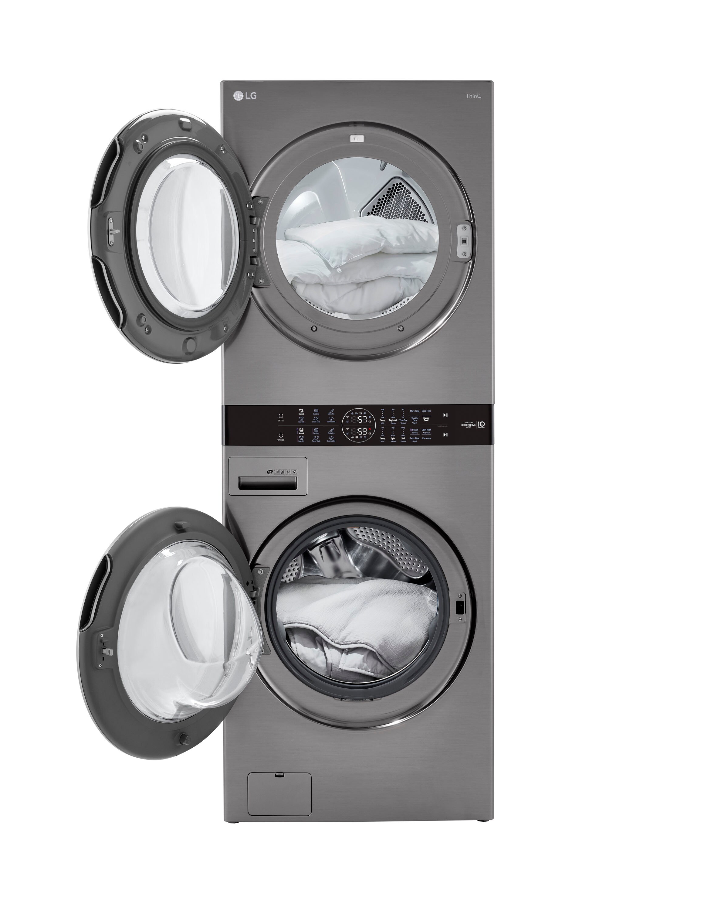 LG WashTower Electric Stacked Laundry Center with 4.5-cu ft Washer and 7.4-cu ft Dryer (ENERGY STAR)