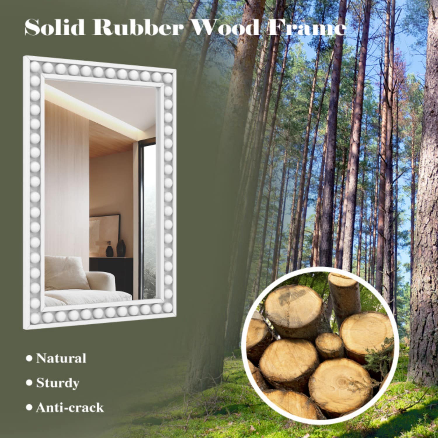 Vanityfus VA-HYA011657WH Decor-Mirrors - View #2