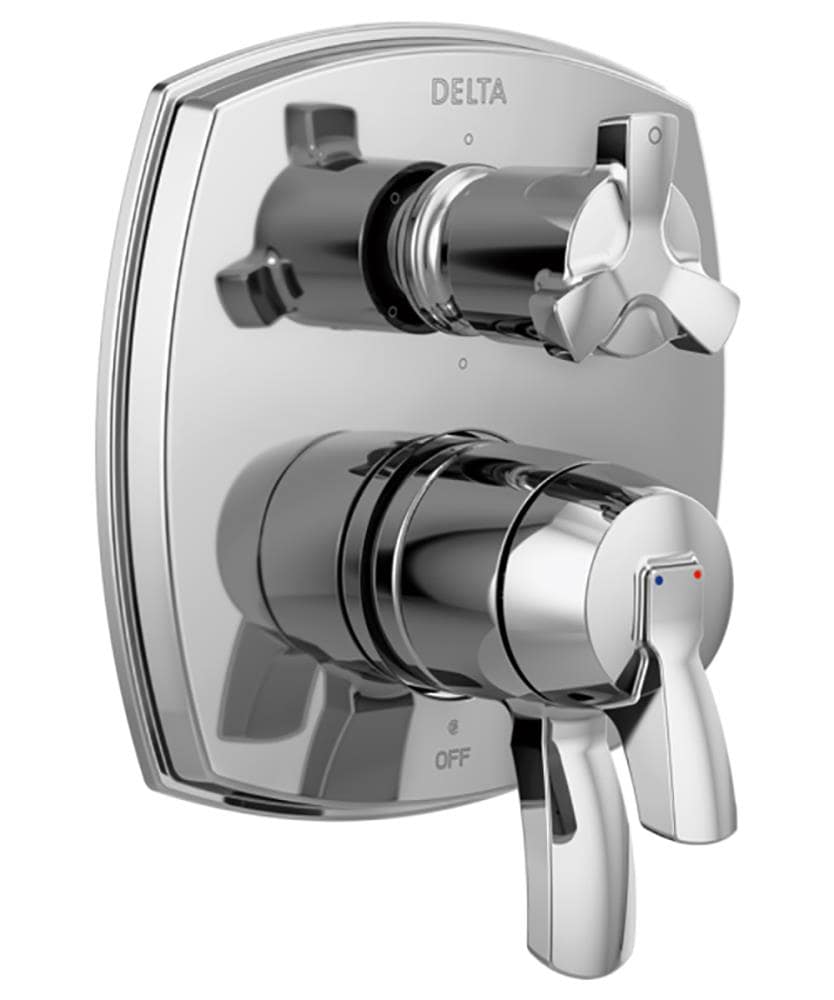 Delta Stryke Chrome 2-handle Multi-function Shower Faucet Valve ...