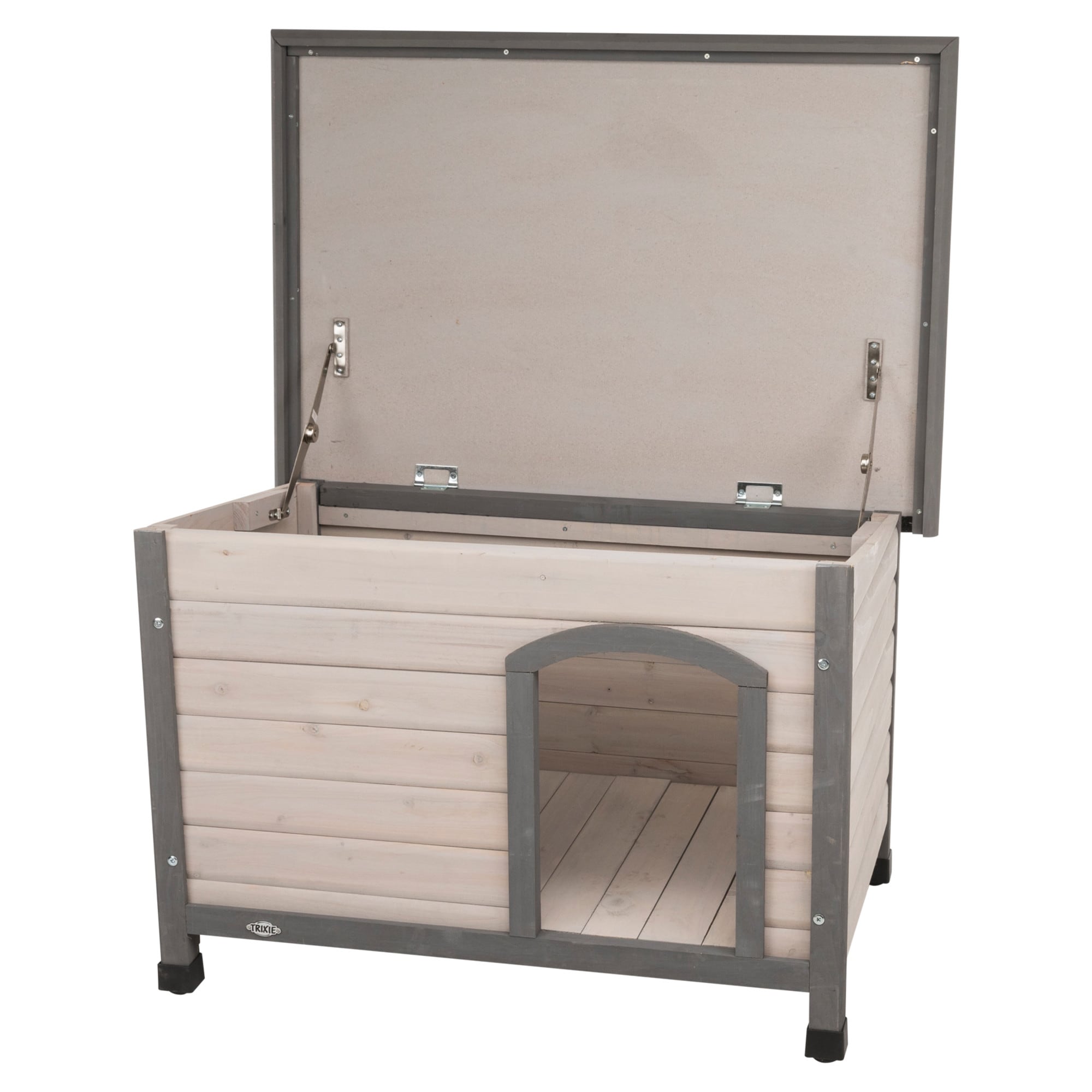 Trixie Pet Products Wood Outdoor Medium Dog House 39561 at Lowes.com