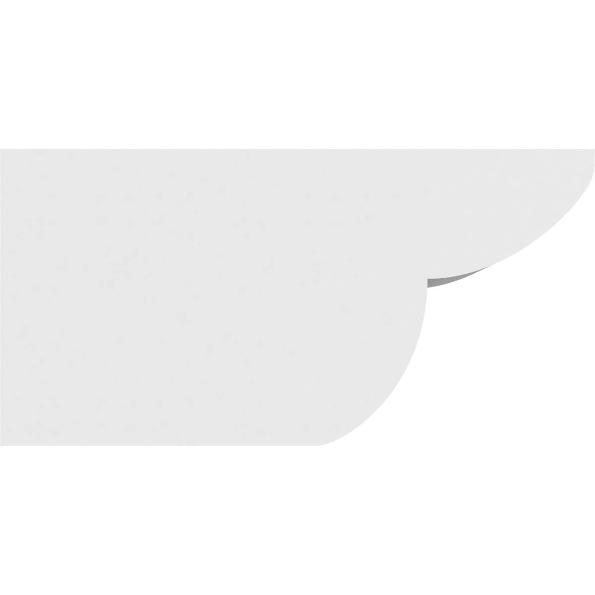 Ekena Millwork RFTP05X06X12CRE Exterior-Brackets-Braces - View #3