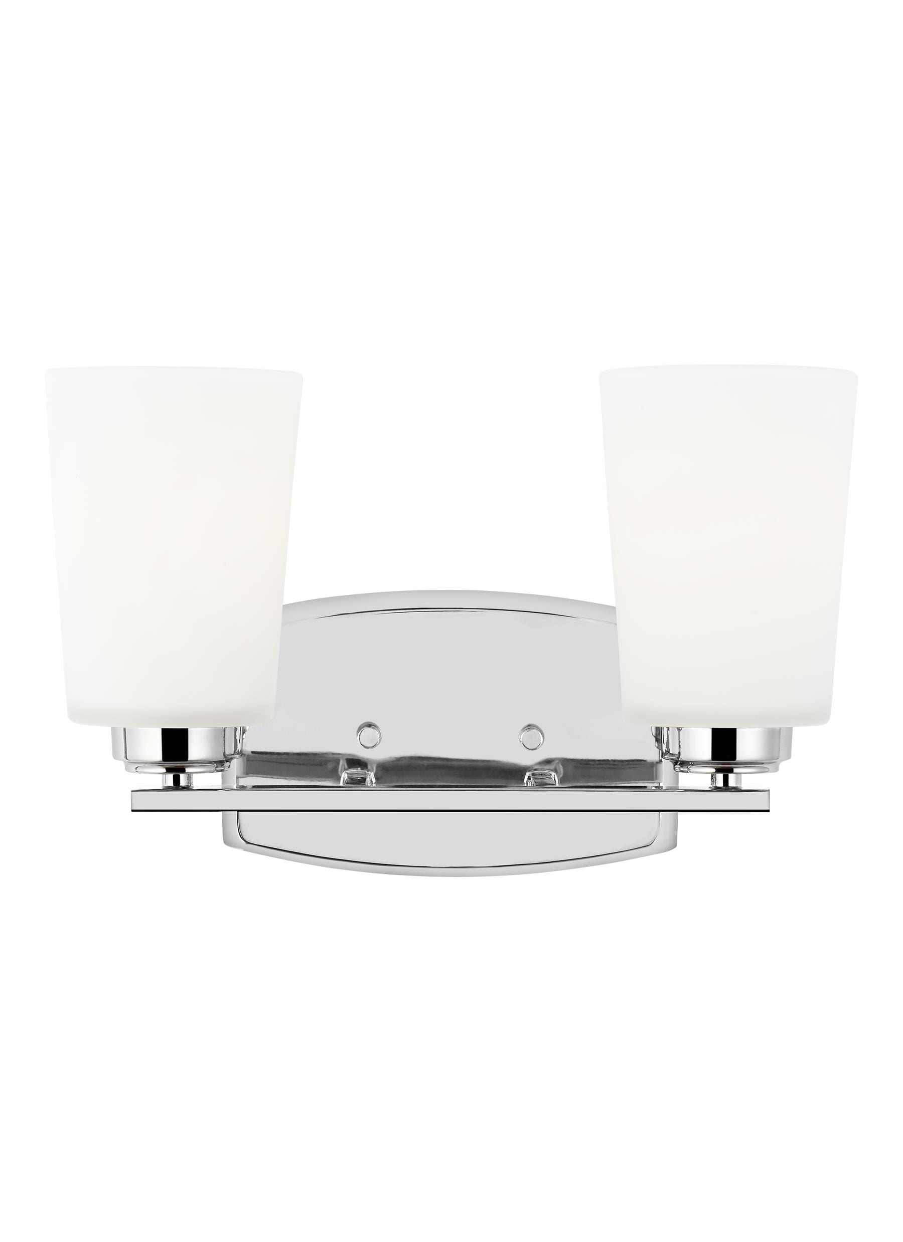 Generation Lighting 4428902-05 Franport 13.25-in 2 -Light Polished Chrome Traditional Vanity light