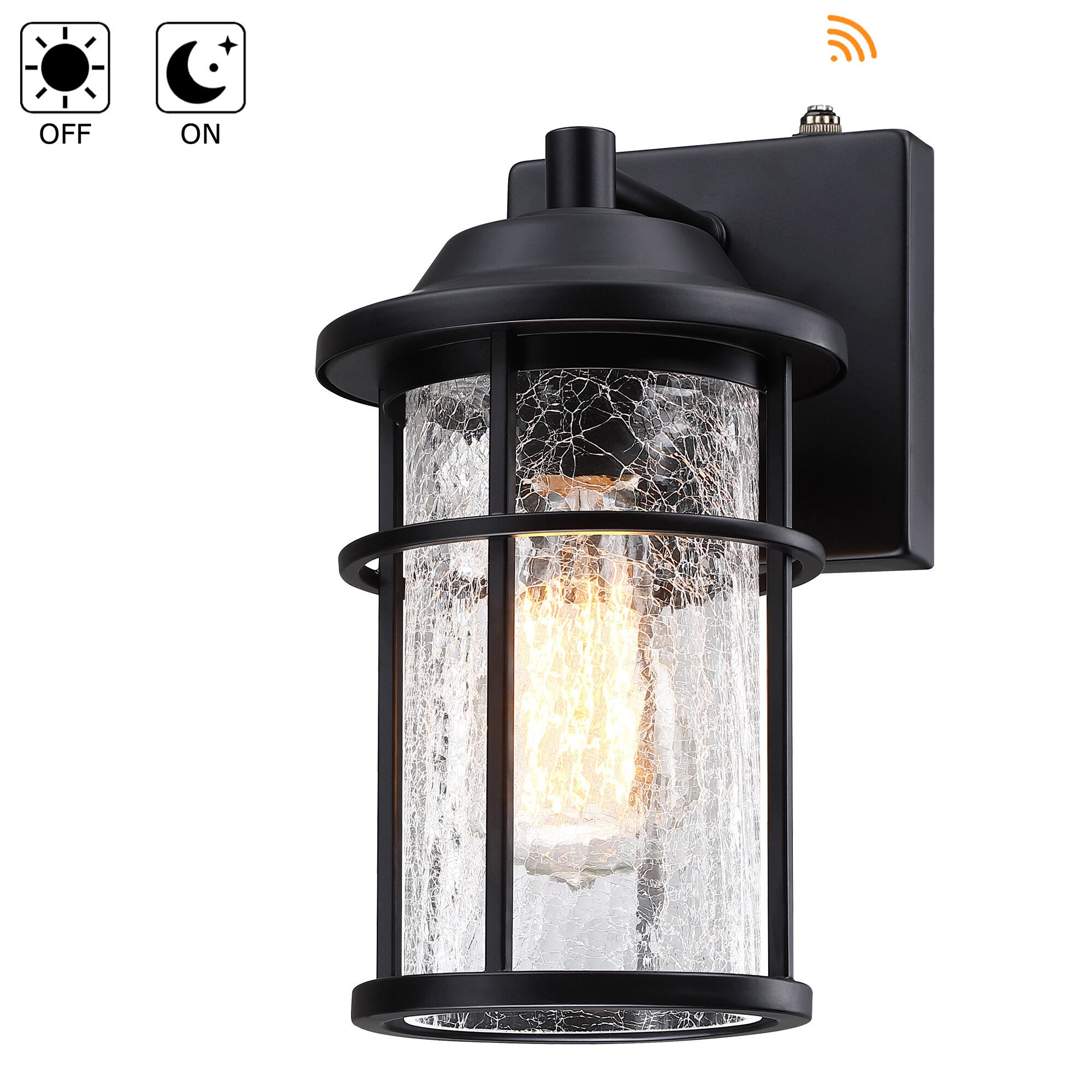 Hukoro 2FL14632-BK-S Outdoor-Wall-Lighting - View #3