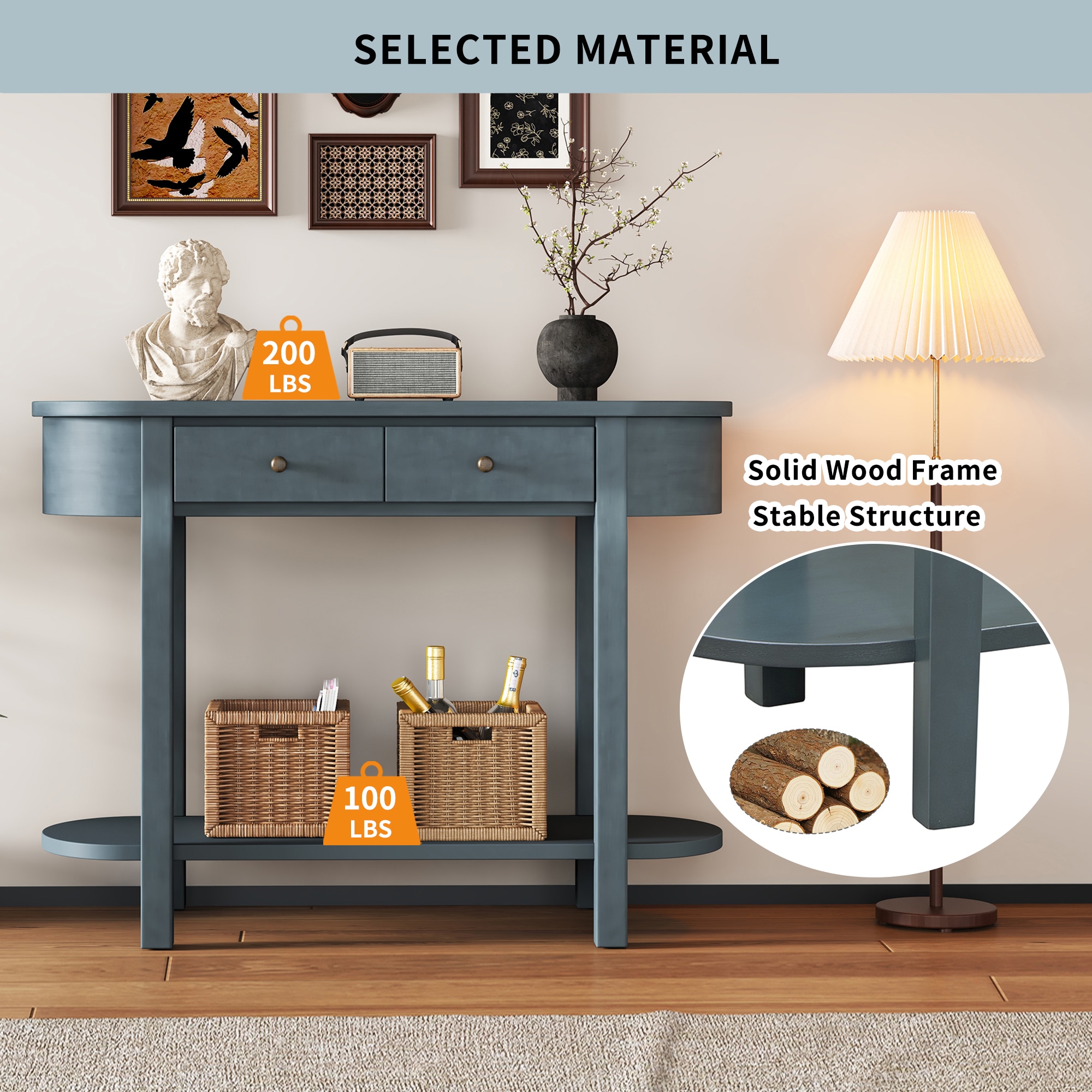 SINOFURN SYA330198BL Console-Sofa-Tables - View #9