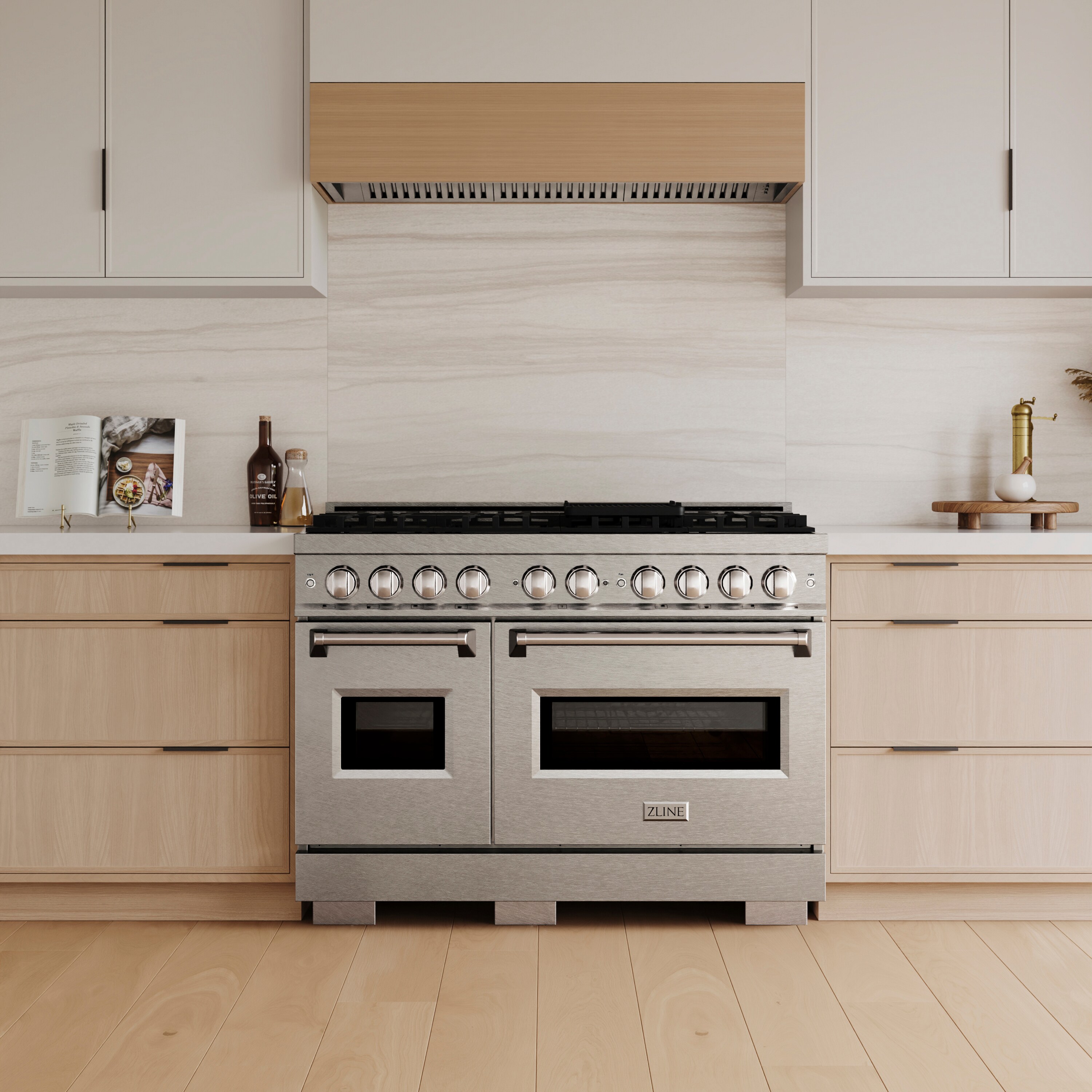 ZLINE KITCHEN & BATH PCGRS-48 Double-Oven-Gas-Ranges - View #6