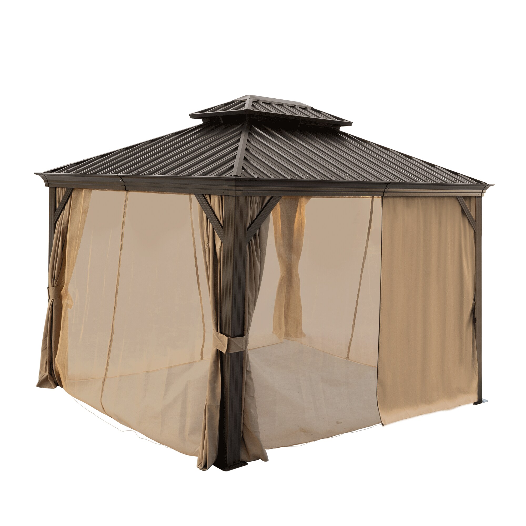 JIMSMAISON BOTTCG02BRO Wood-Resin-Gazebos - View #4