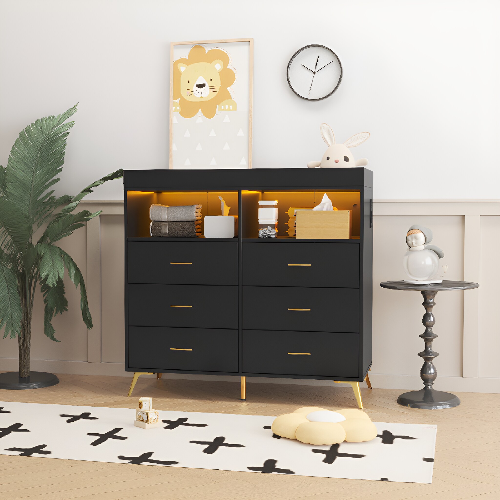 DEXSO CHU-L-SQ1PBF80UJN nightstands - View #2