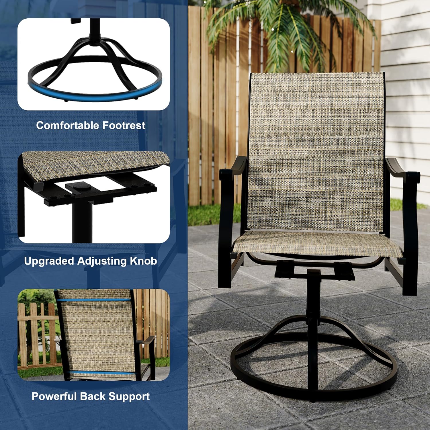 Garvee JMH0209-PPG-334SGBMA Patio-Chairs - View #6