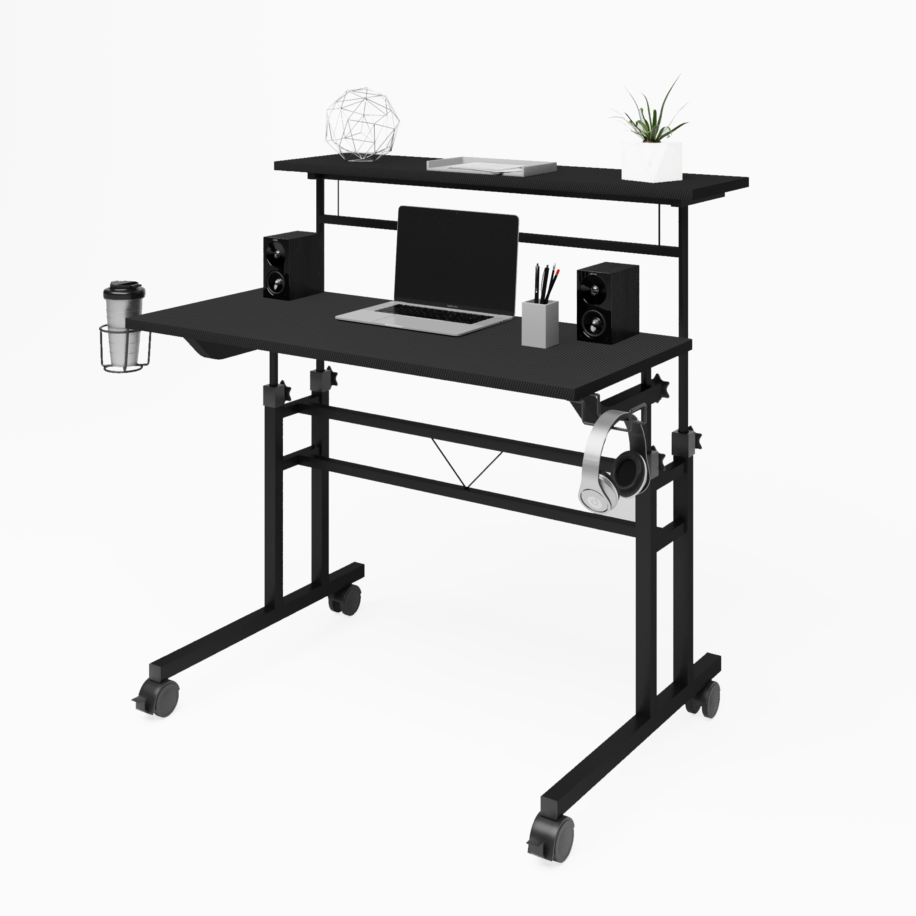 LOVMOR SF-R-RTA-3800SU-BK desks - View #2