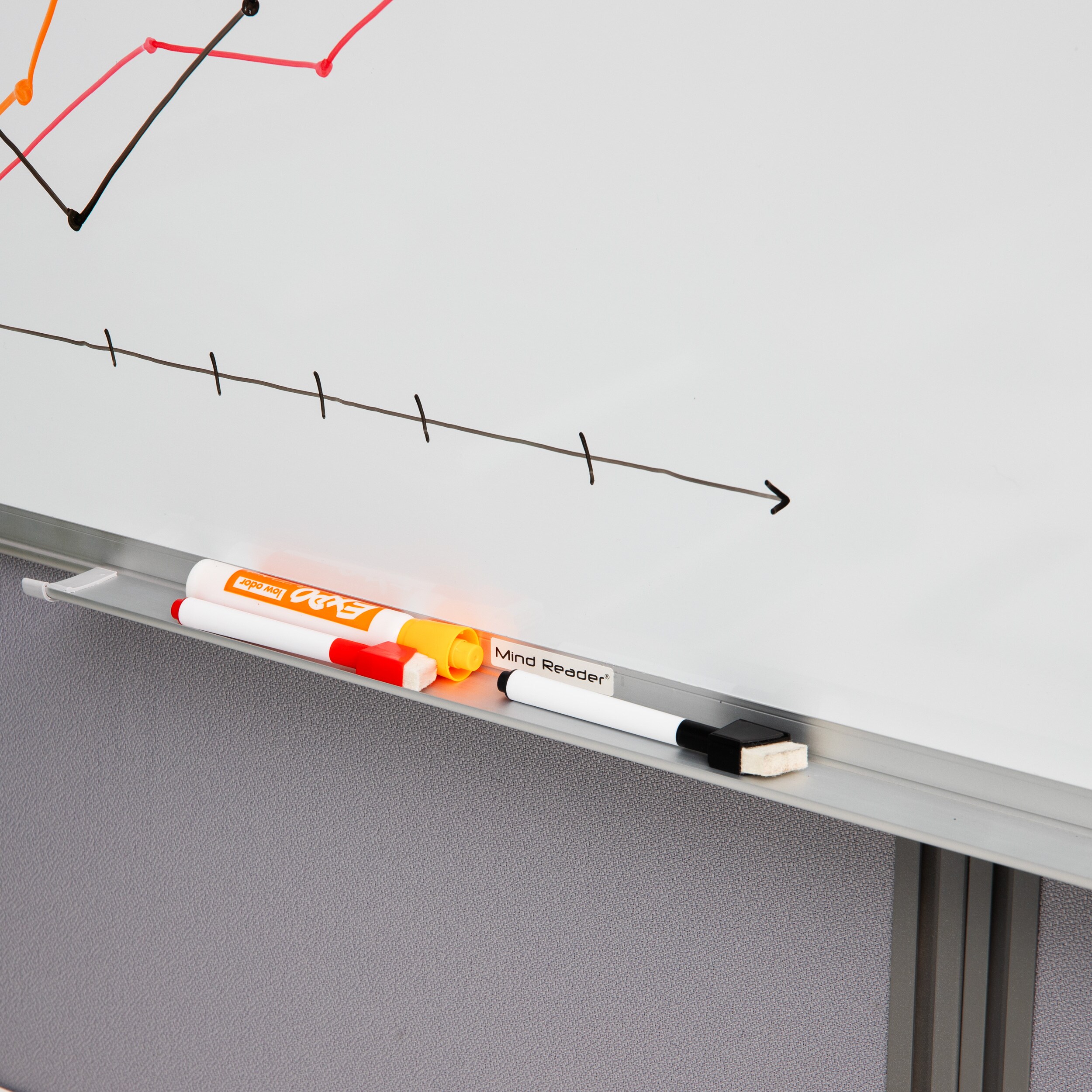 Mind Reader DRYBOARD-WHT Dry-Erase-Bulletin-Boards - View #6