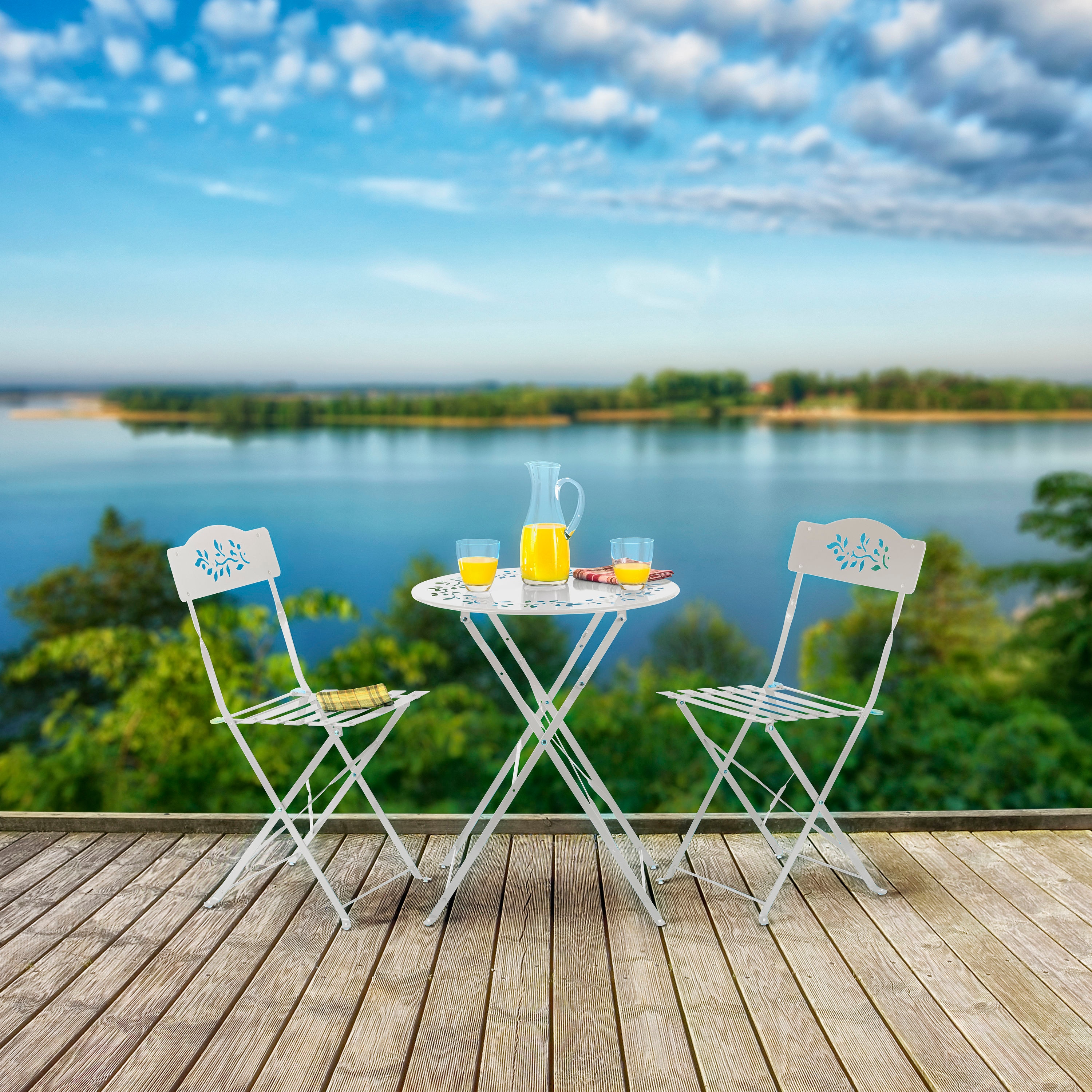 Alpine Corporation MSY100A-WT Patio-Dining-Sets - View #2