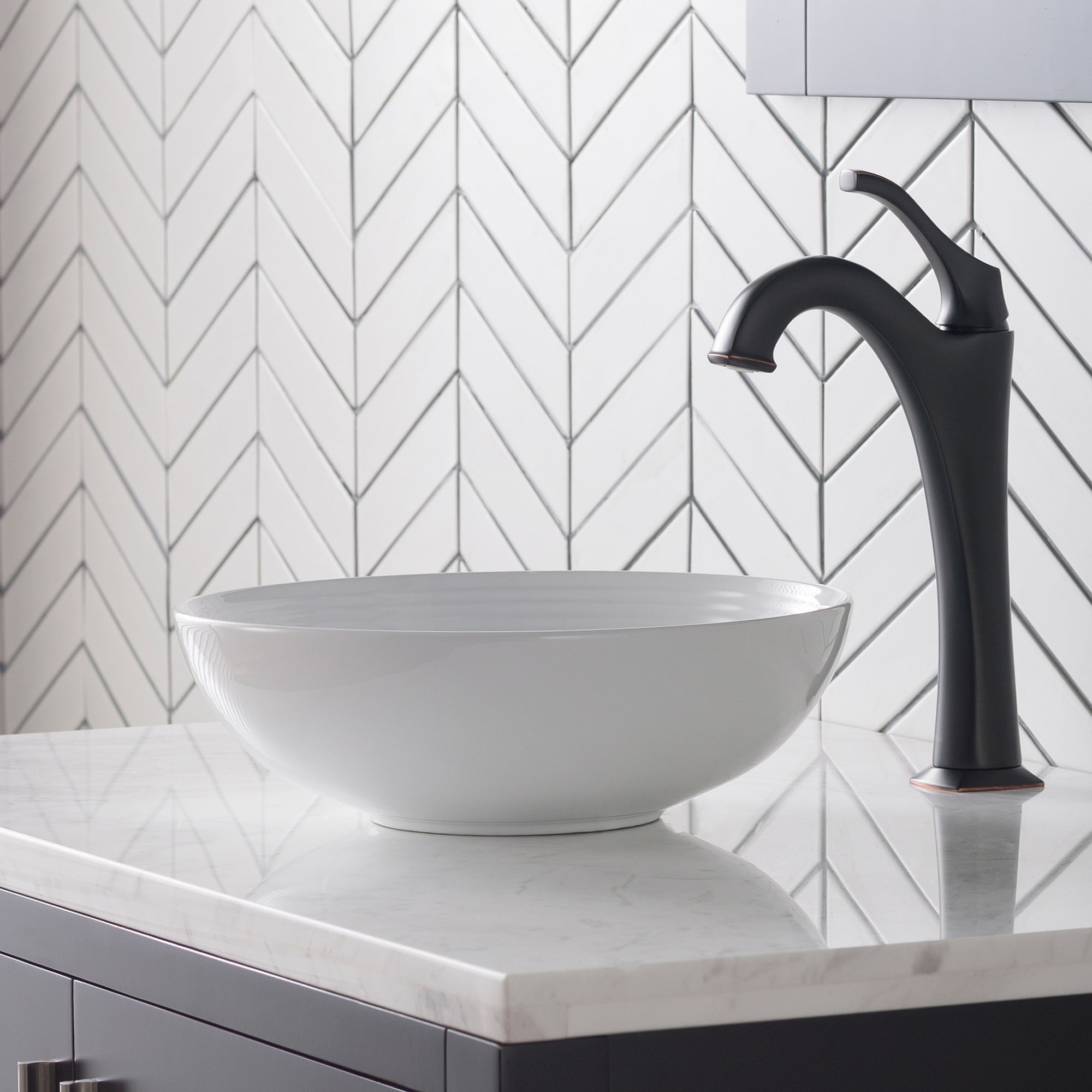 Kraus KCV-204GWH Bath-Sink - View #10