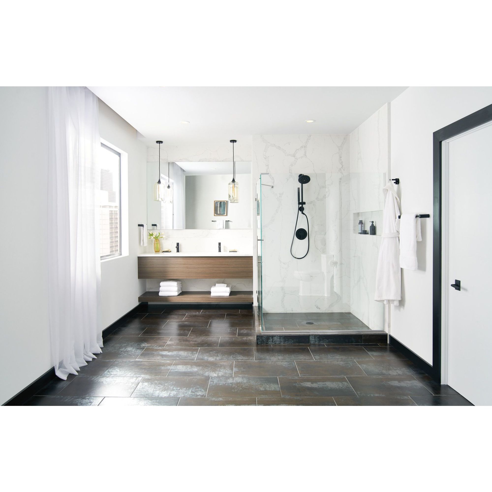 Moen 155891BL Tub-Shower-Faucets - View #5