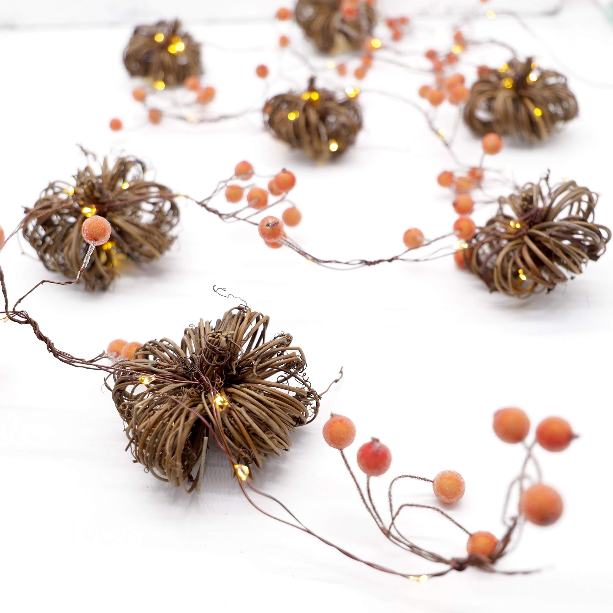 KIWDZFU LKI0817A1755 Artificial-Thanksgiving-Wreaths - View #4