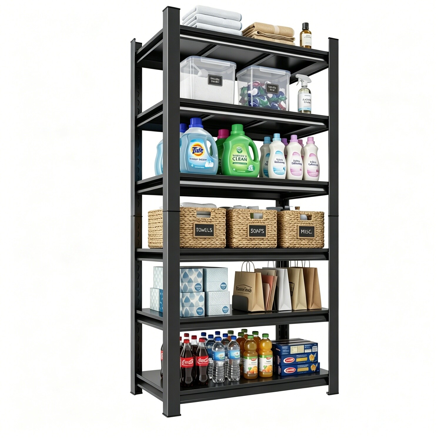 BBabe MVEJ6F5IURG3 Free-Standing-Shelving - View #3