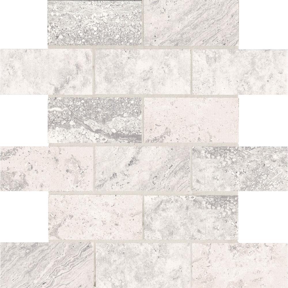 American Olean LH9824BJMS1P2 Laurel Heights Gray Summit 12-in x 12-in Matte Ceramic Stone look Standard Floor and Wall Tile ( 9.96-sq ft Carton )