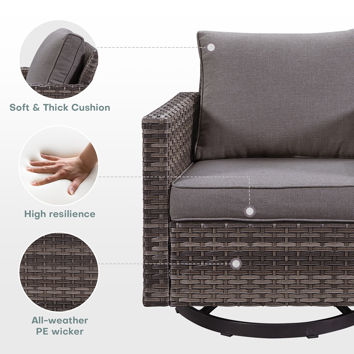 Rilyson FS069097-3 Patio-Chairs - View #8