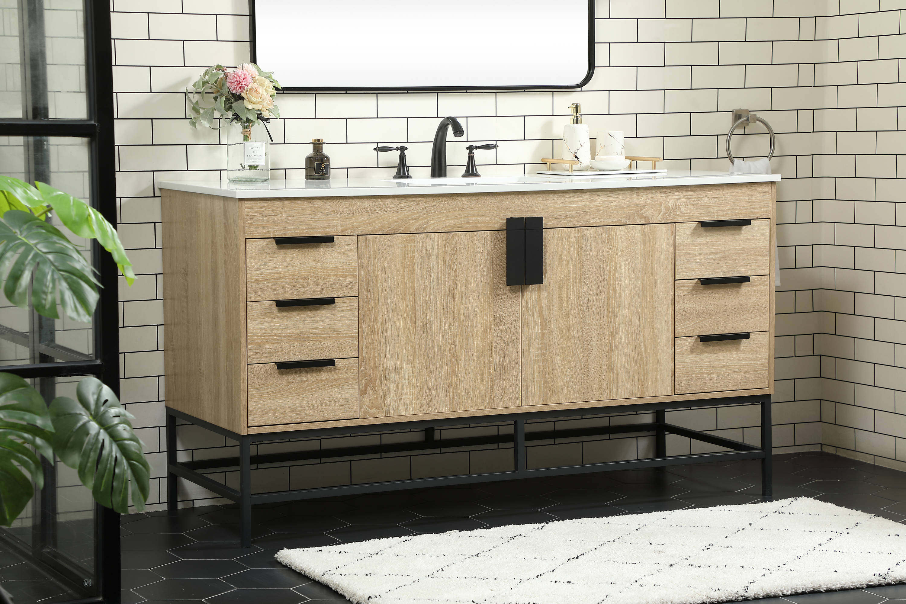 Elegant Decor HF146580MW Bath-Vanity-Combo - View #3