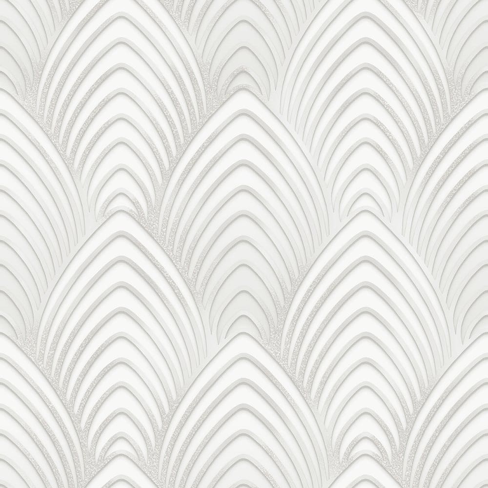 Utopia Cream Arch Array Textured Wallpaper G68016