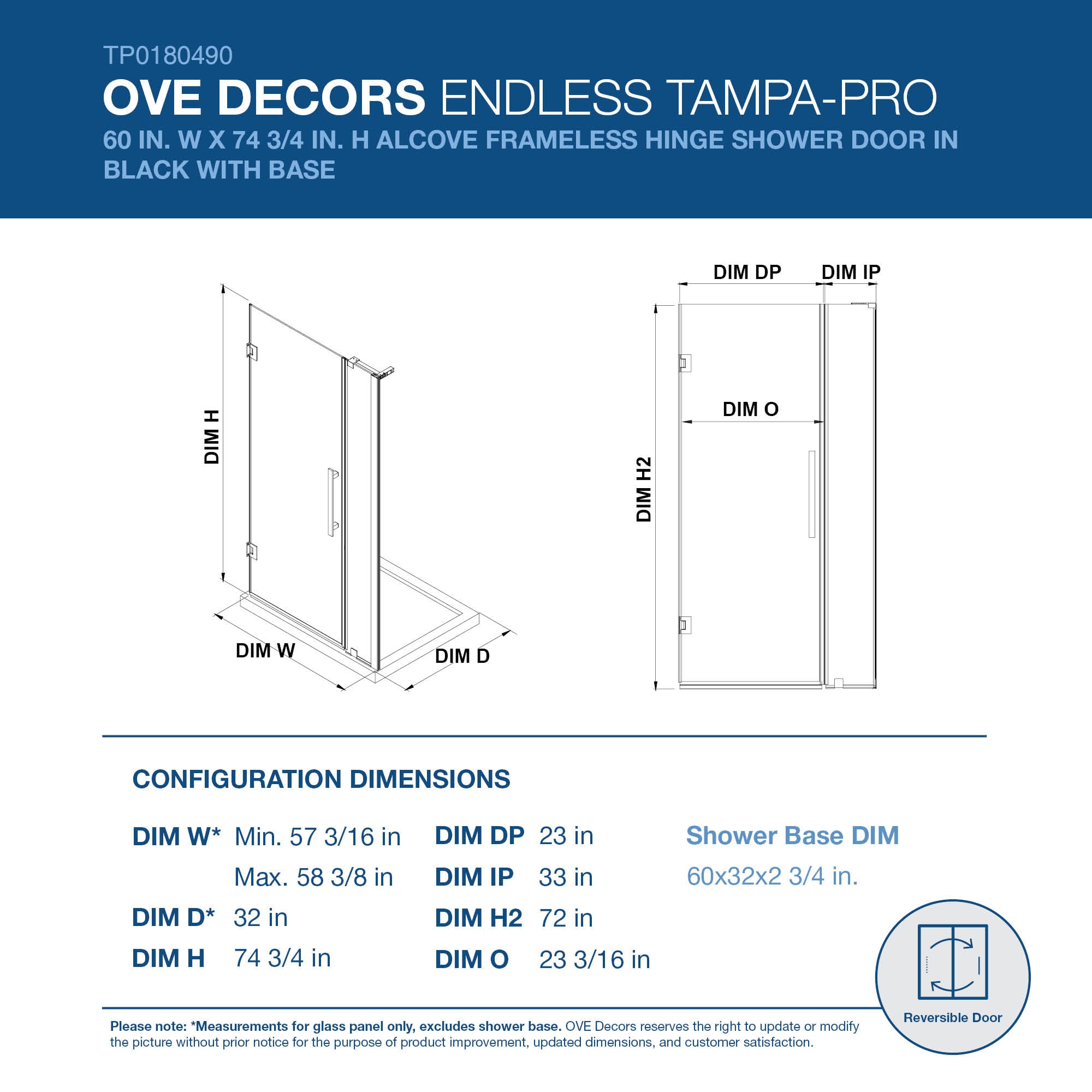 OVE Decors 828796061100 Alcove-Shower-Kit - View #2