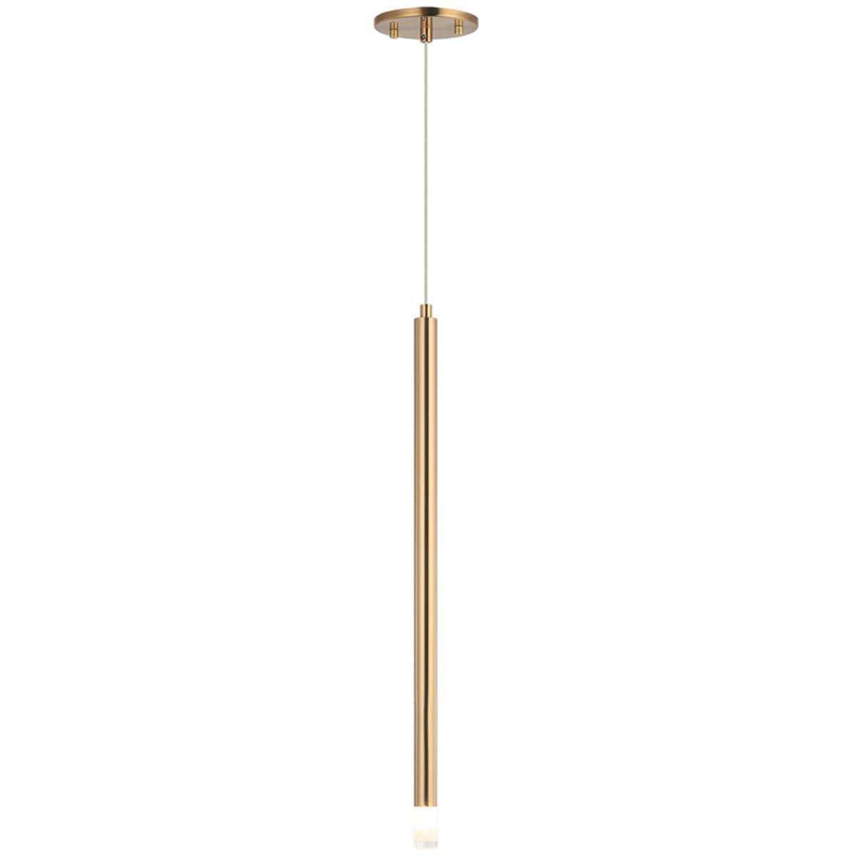 Matteo  Lighting C63101AG Reigndrop 1 Light 45 inch Aged Gold Brass Pendant Ceiling Light