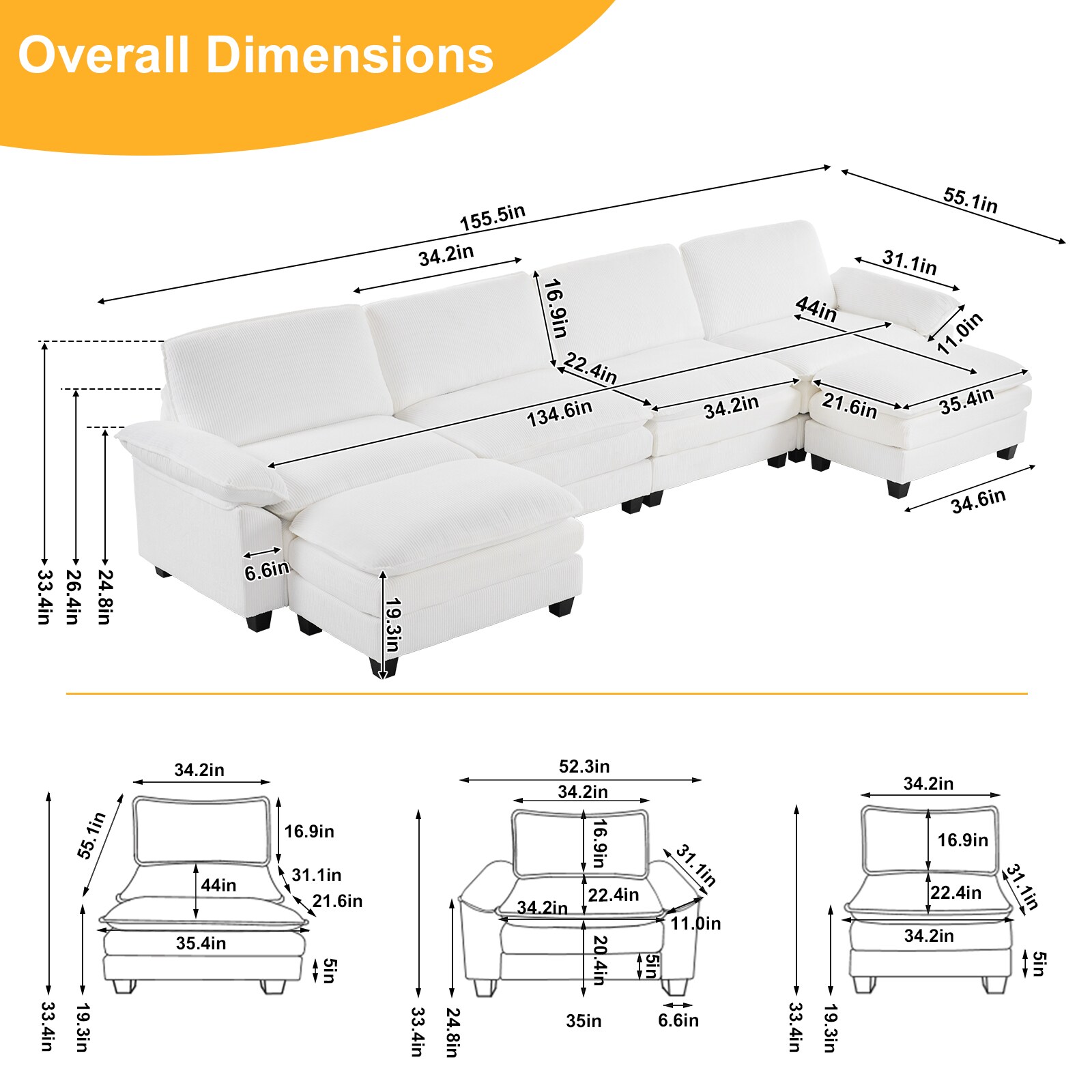 Outopee LO1G98000280X2+81+82 Sofas-Loveseats - View #3