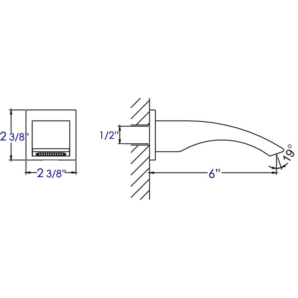 ALFI AB3301-PC Tub-Spout - View #4